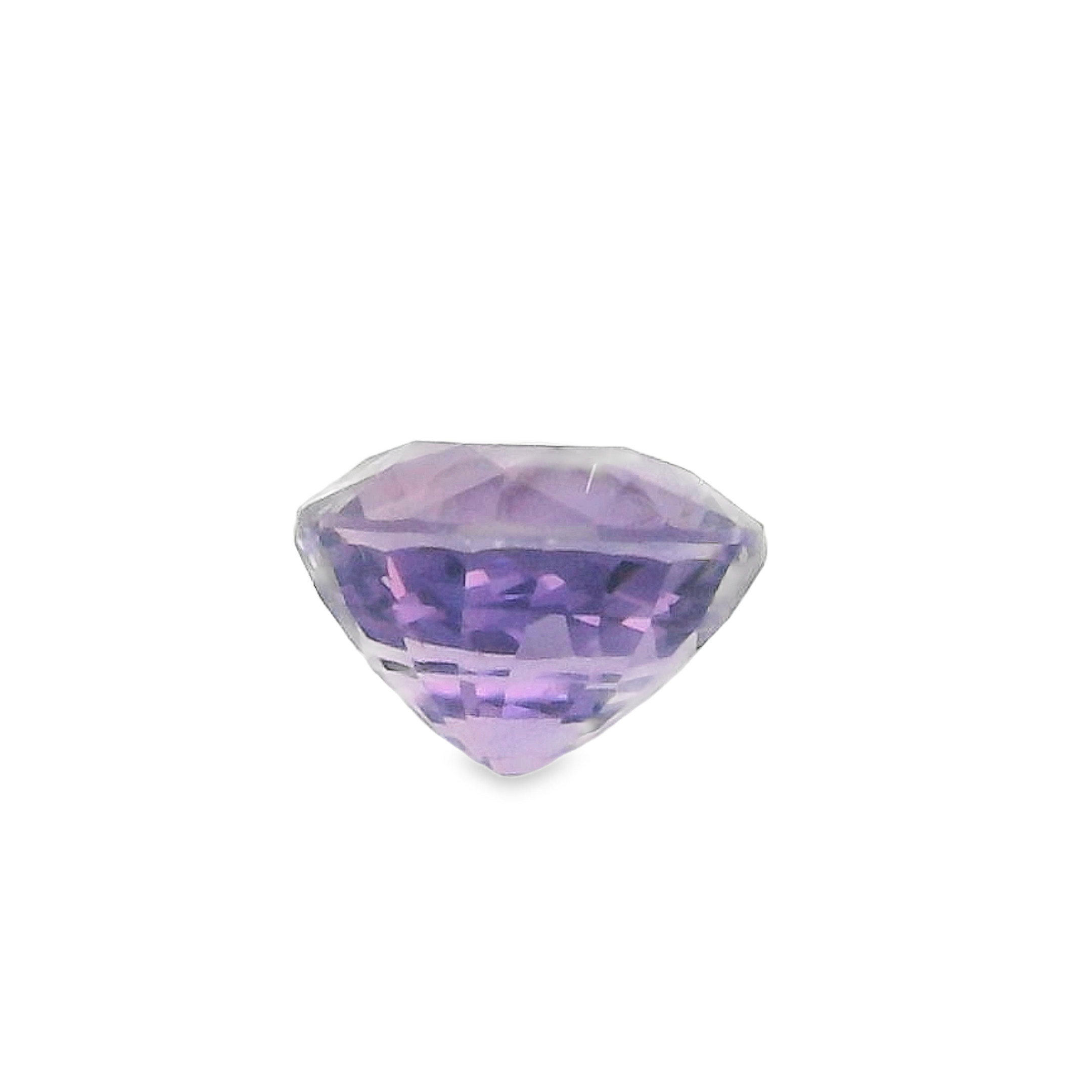 1.51ct, Purple Round Brilliant cut Sapphire