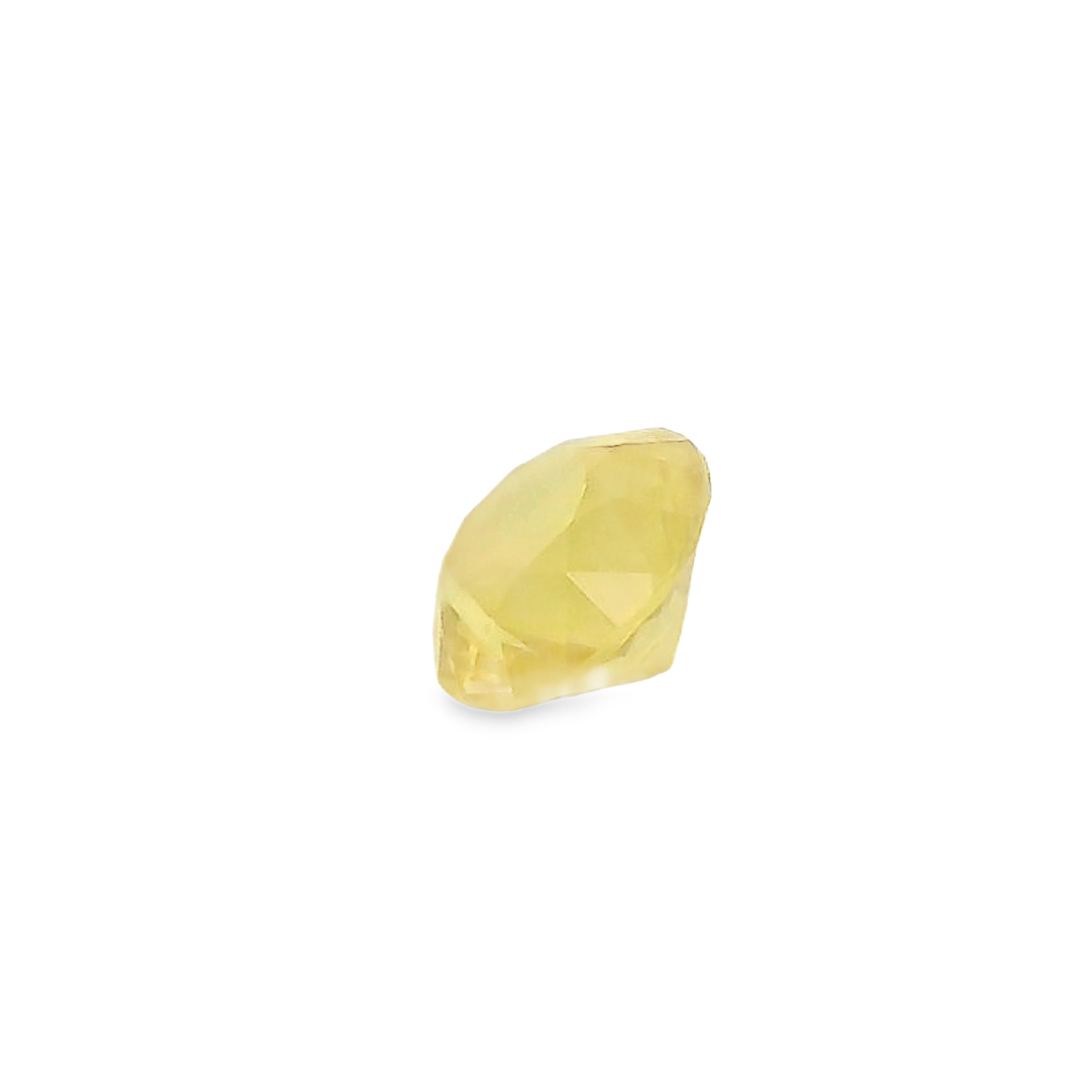 1.06ct Yellow Round Brilliant cut Sapphire
