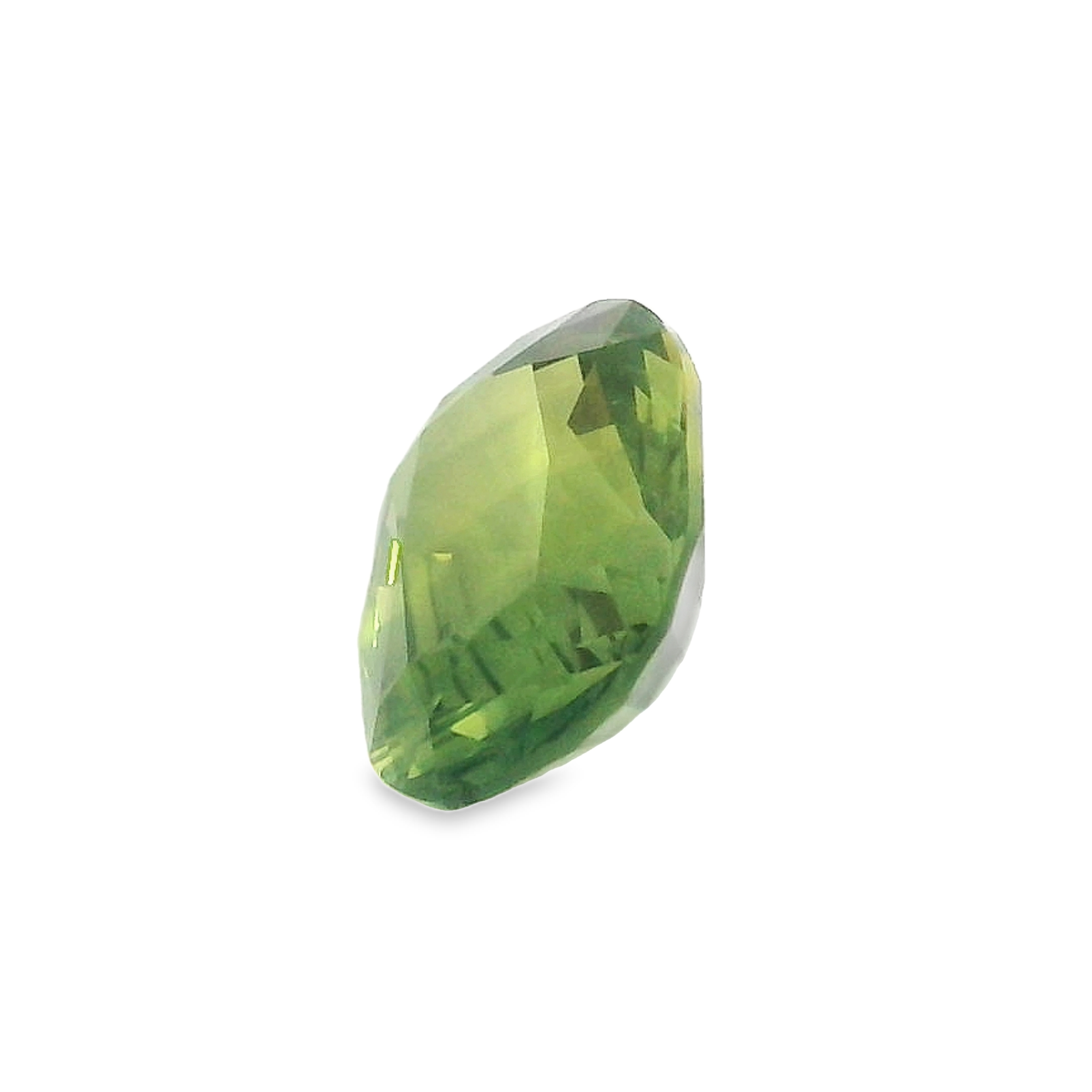 1.33ct Green Cushion-cut Sapphire