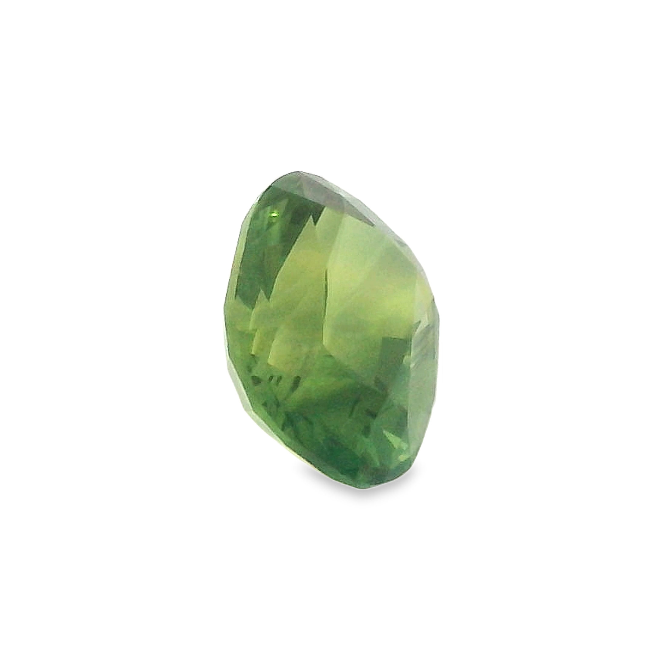 1.33ct Green Cushion-cut Sapphire