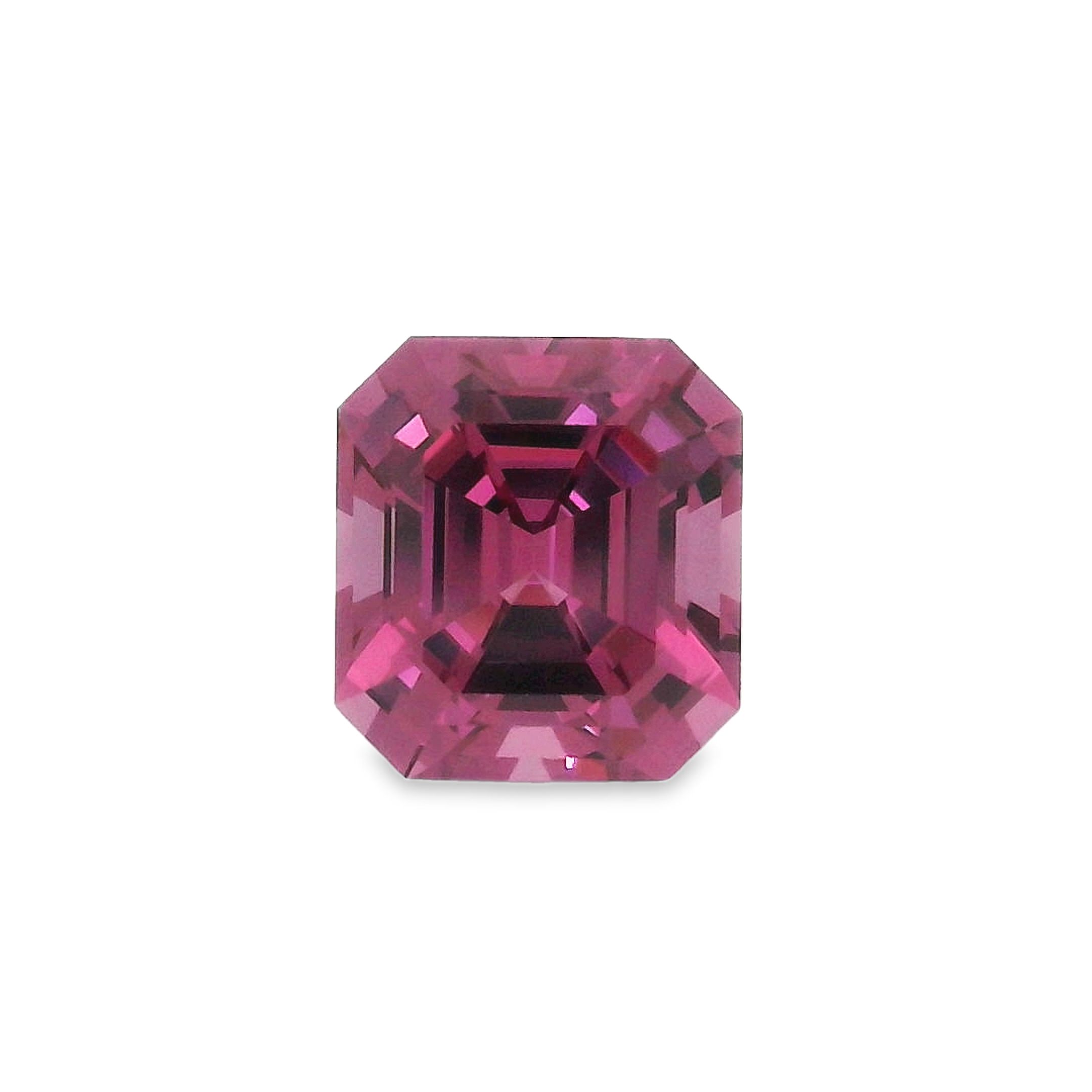 2.27ct Pink Radiant cut Garnet
