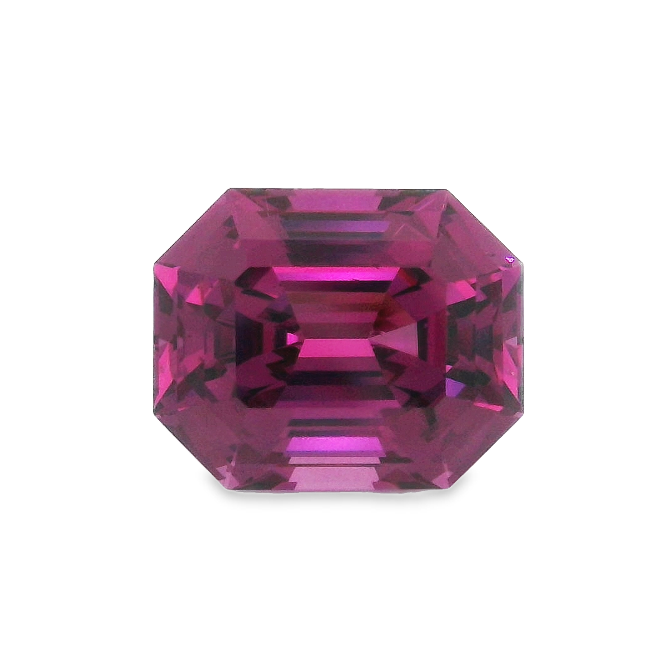4.02ct Pink Emerald cut Garnet
