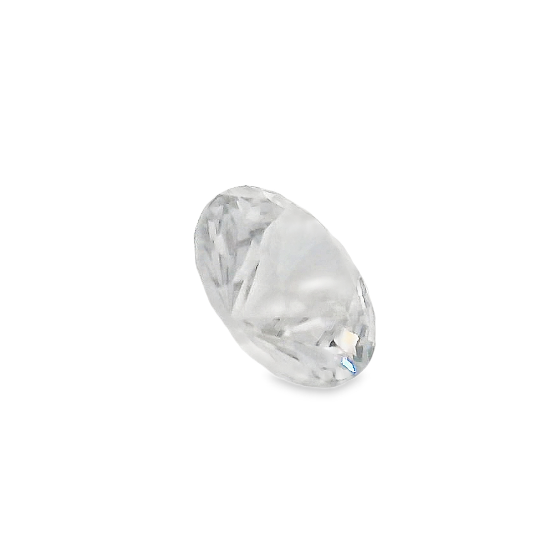 0.67ct Grey Round Brilliant cut Spinel.