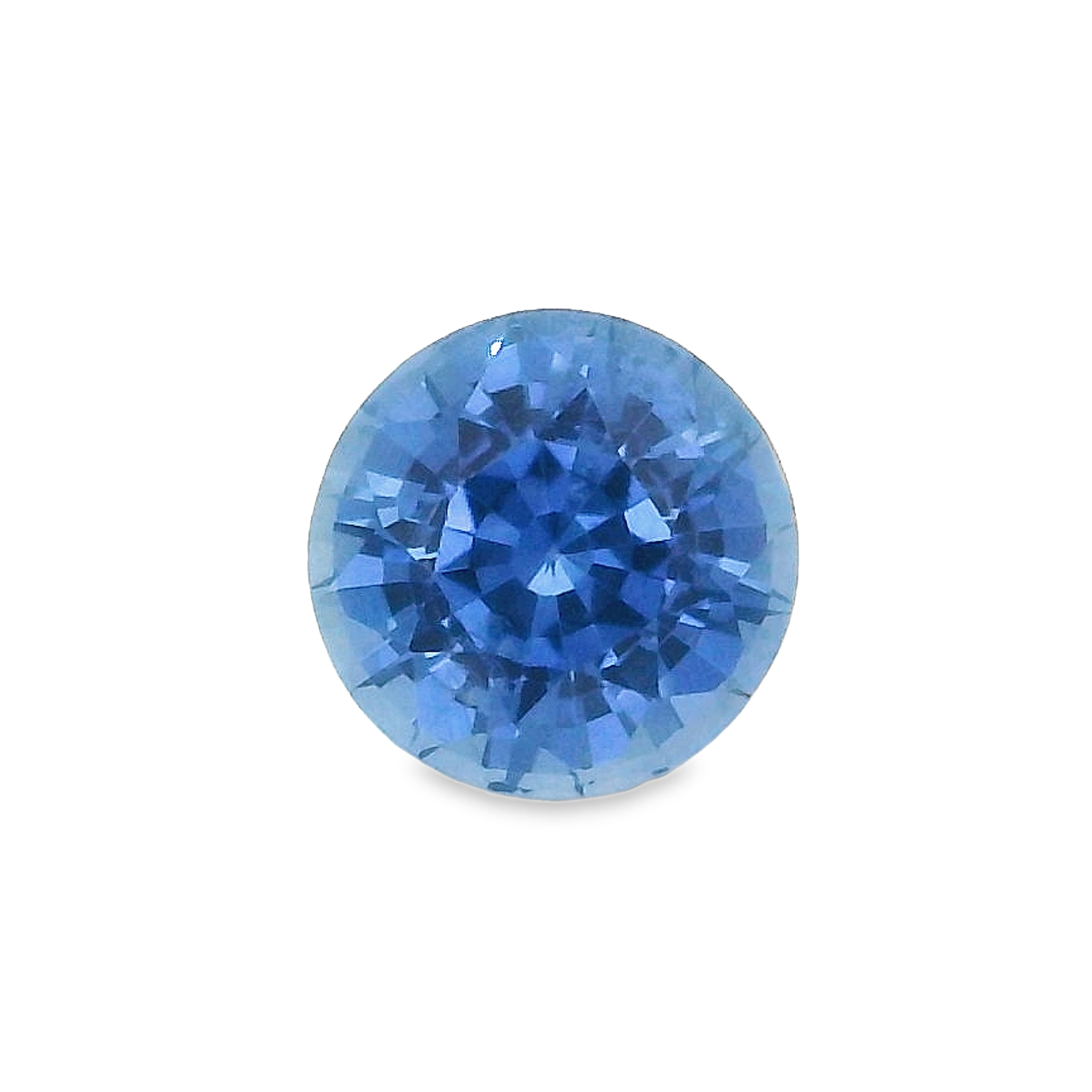 1.21ct Round Brilliant Blue Sapphire