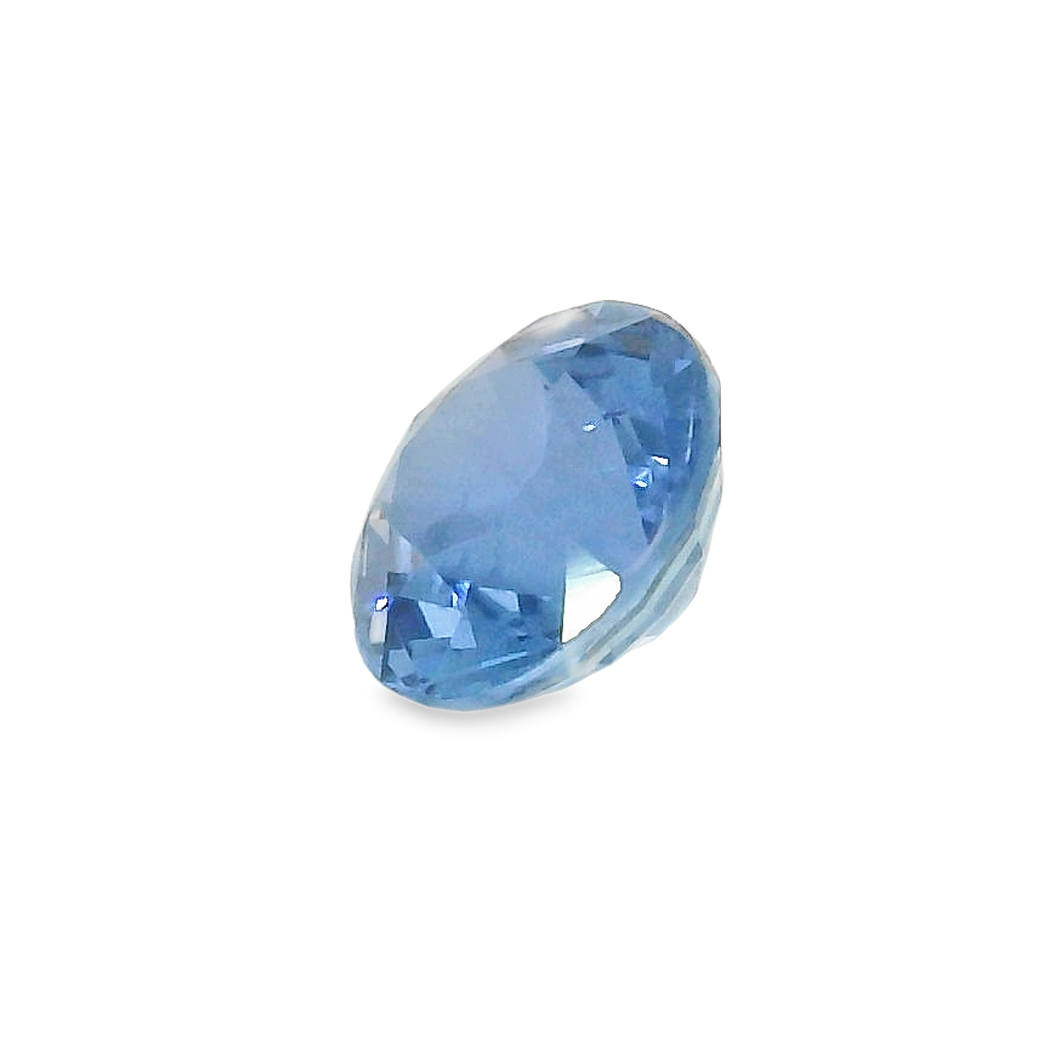 1.21ct Round Brilliant Blue Sapphire
