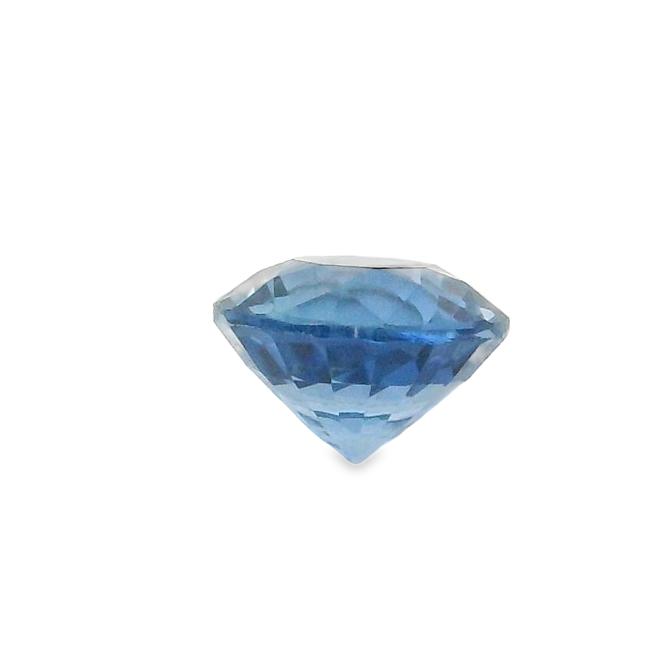 1.21ct Round Brilliant Blue Sapphire