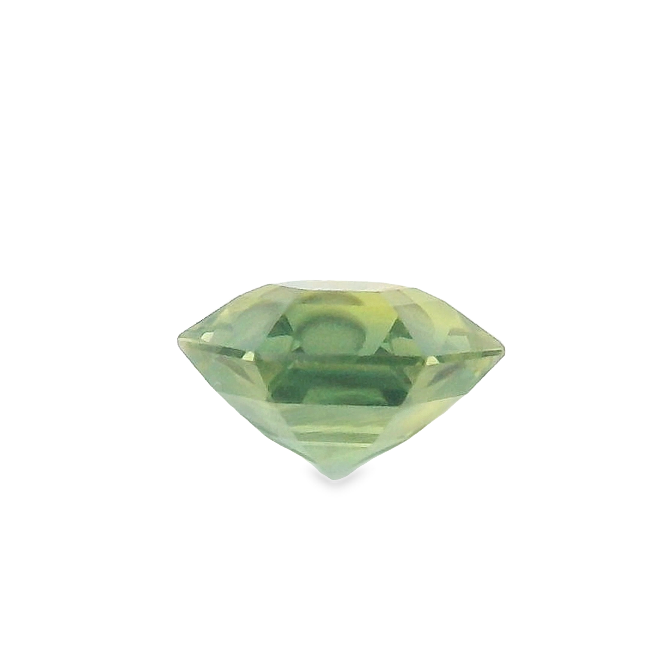 1.38ct Hexagonal cut Green Sapphire