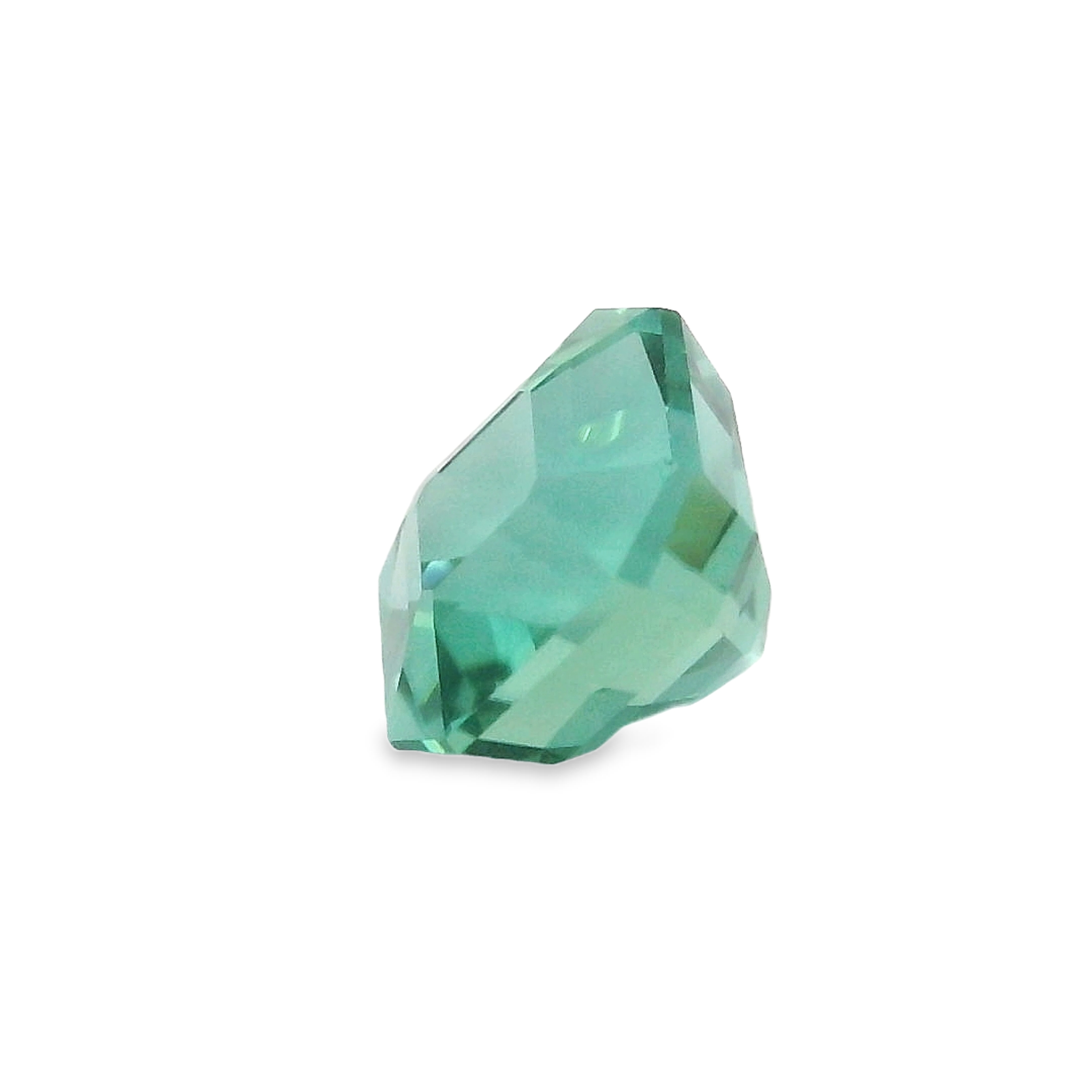 1.00ct Green Cushion cut Tourmaline