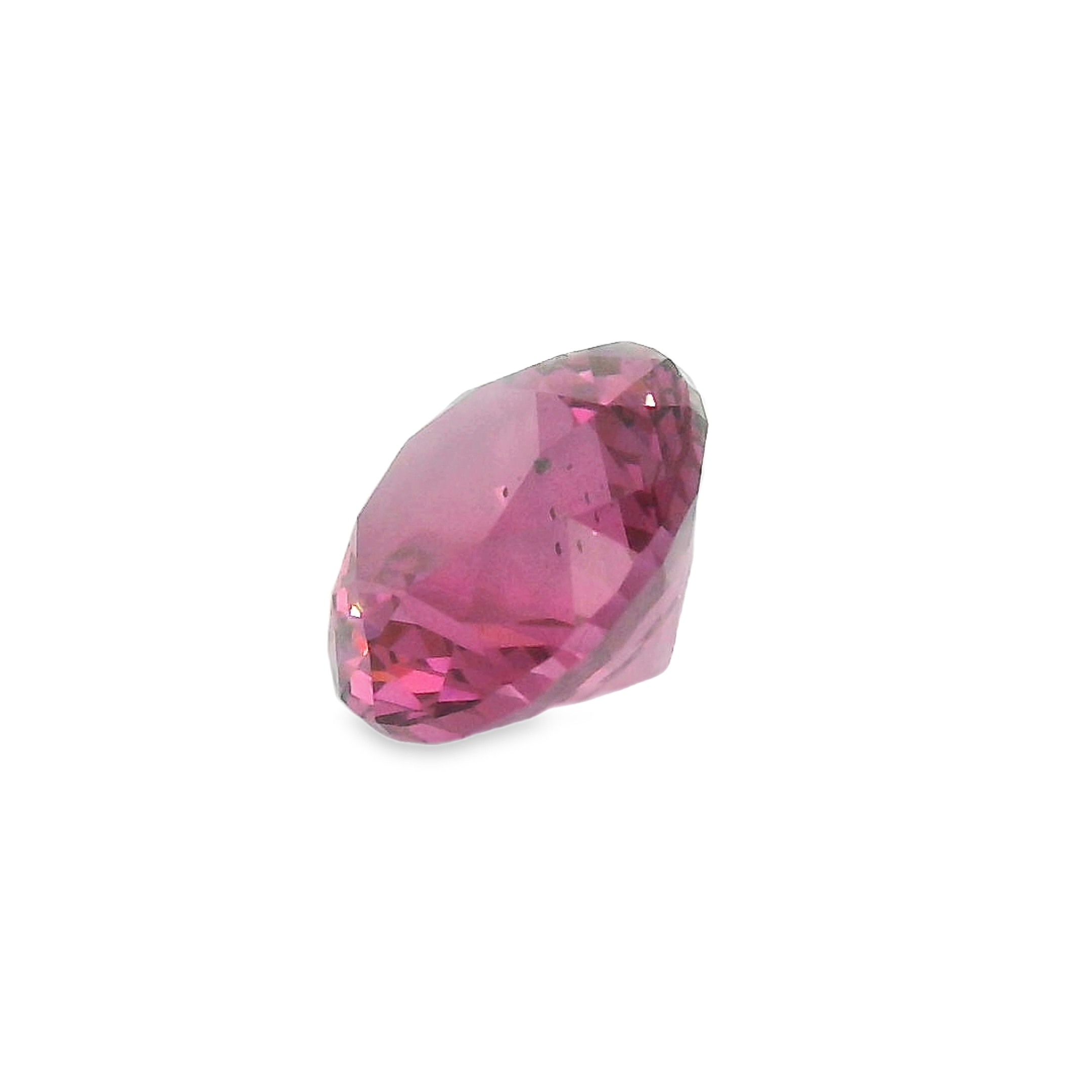 2ct Round Brilliant cut Pink Garnet