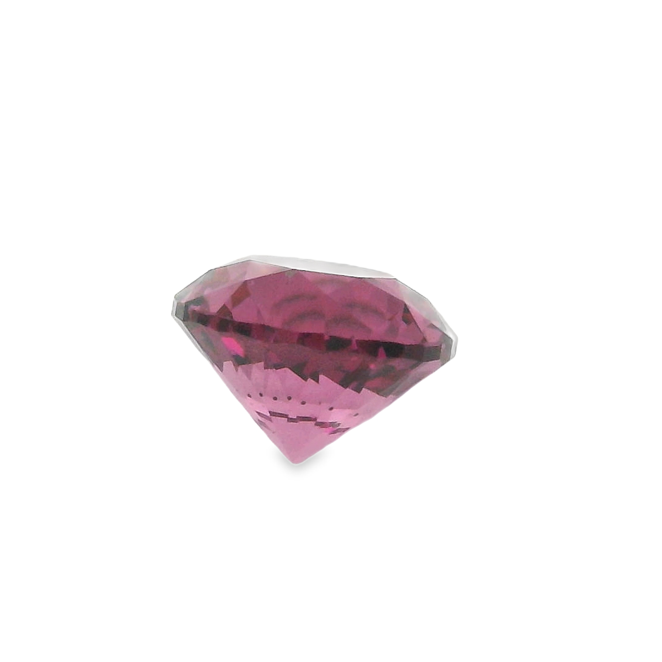 2ct Round Brilliant cut Pink Garnet