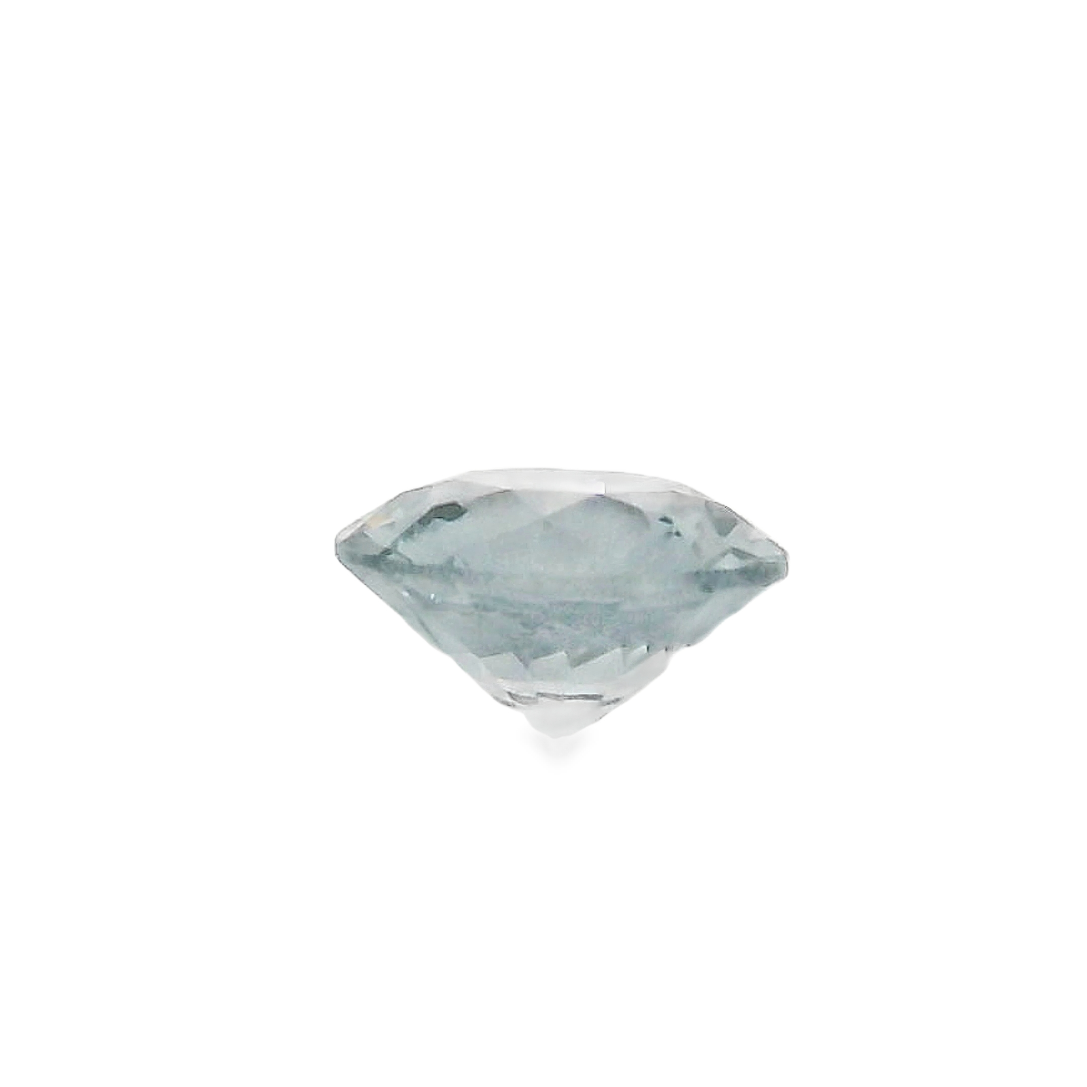 0.74ct Round Cut Blue/Grey Spinel