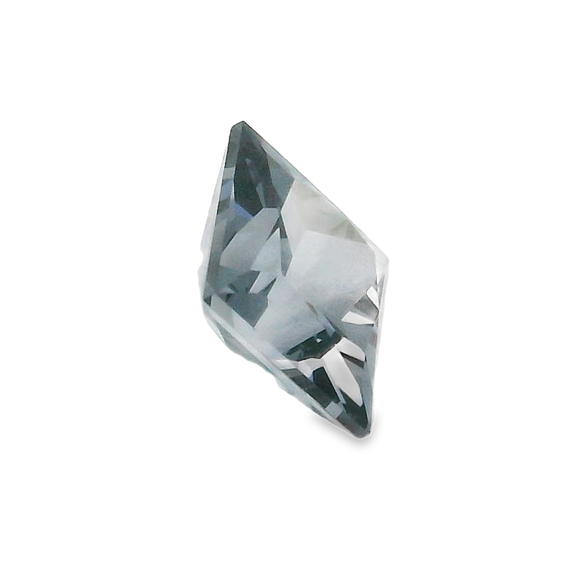 1.27ct Princess cut Blue/Grey Spinel