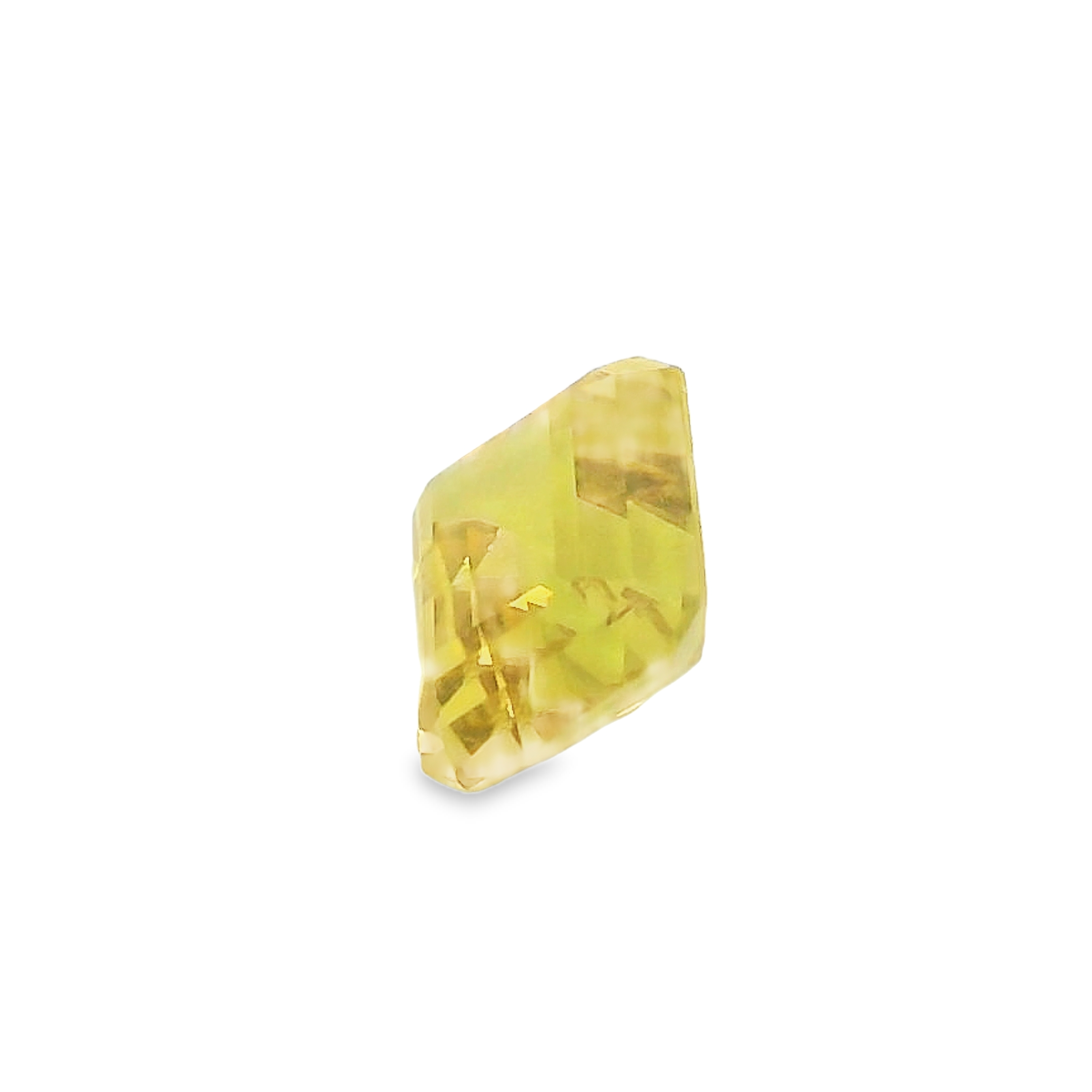 0.81ct Yellow Emerald Cut Sapphire