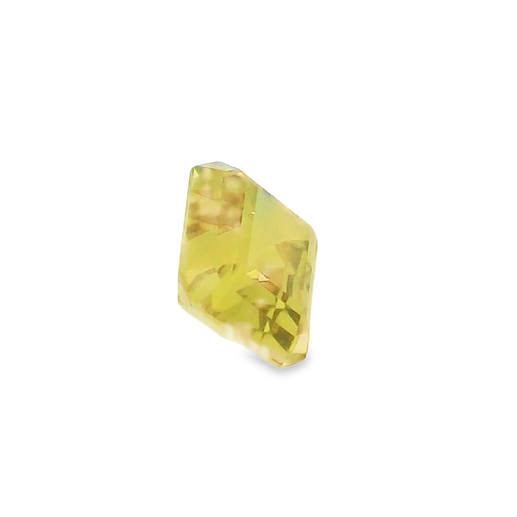 0.81ct Yellow Emerald Cut Sapphire