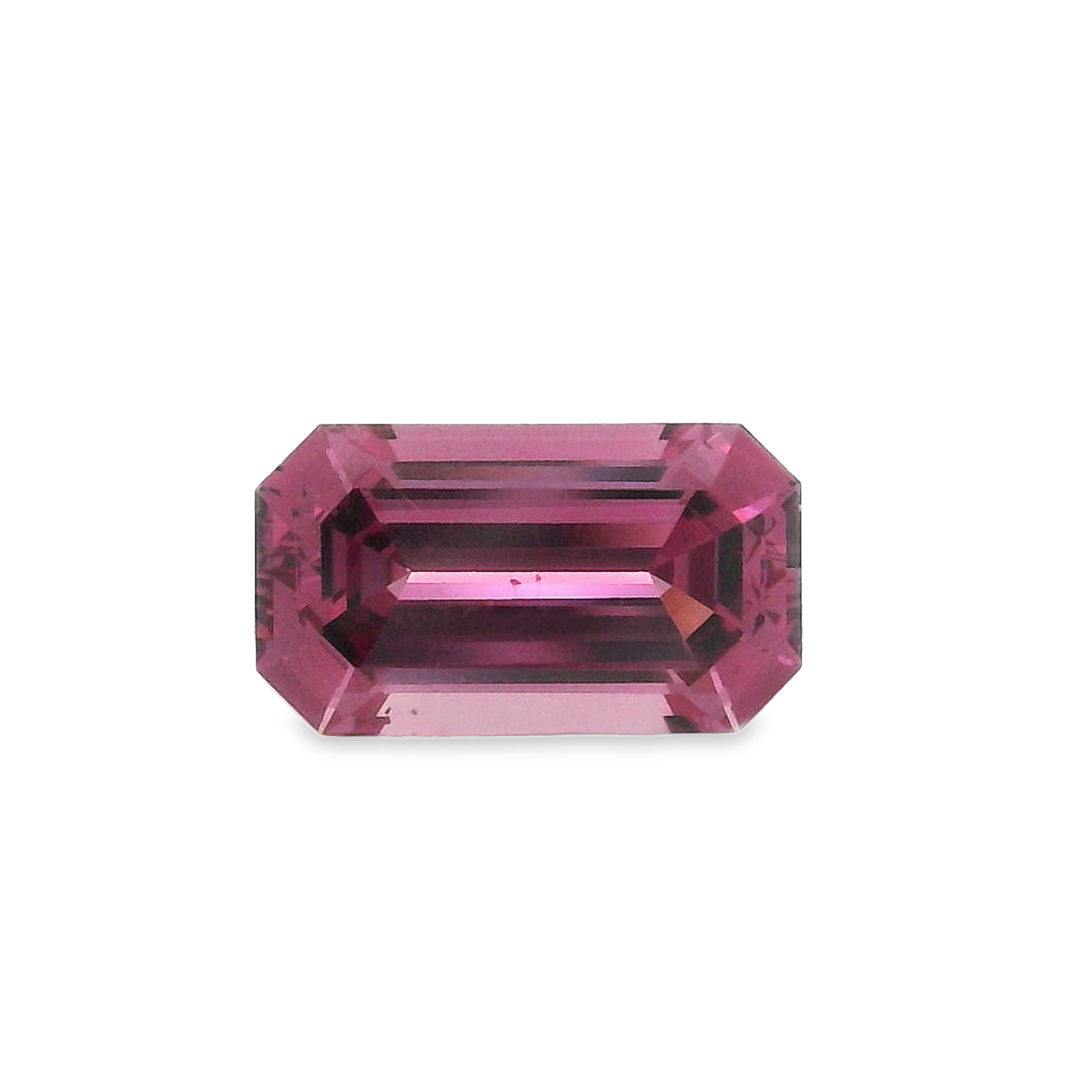 2.01ct , Pink Emerald cut Garnet