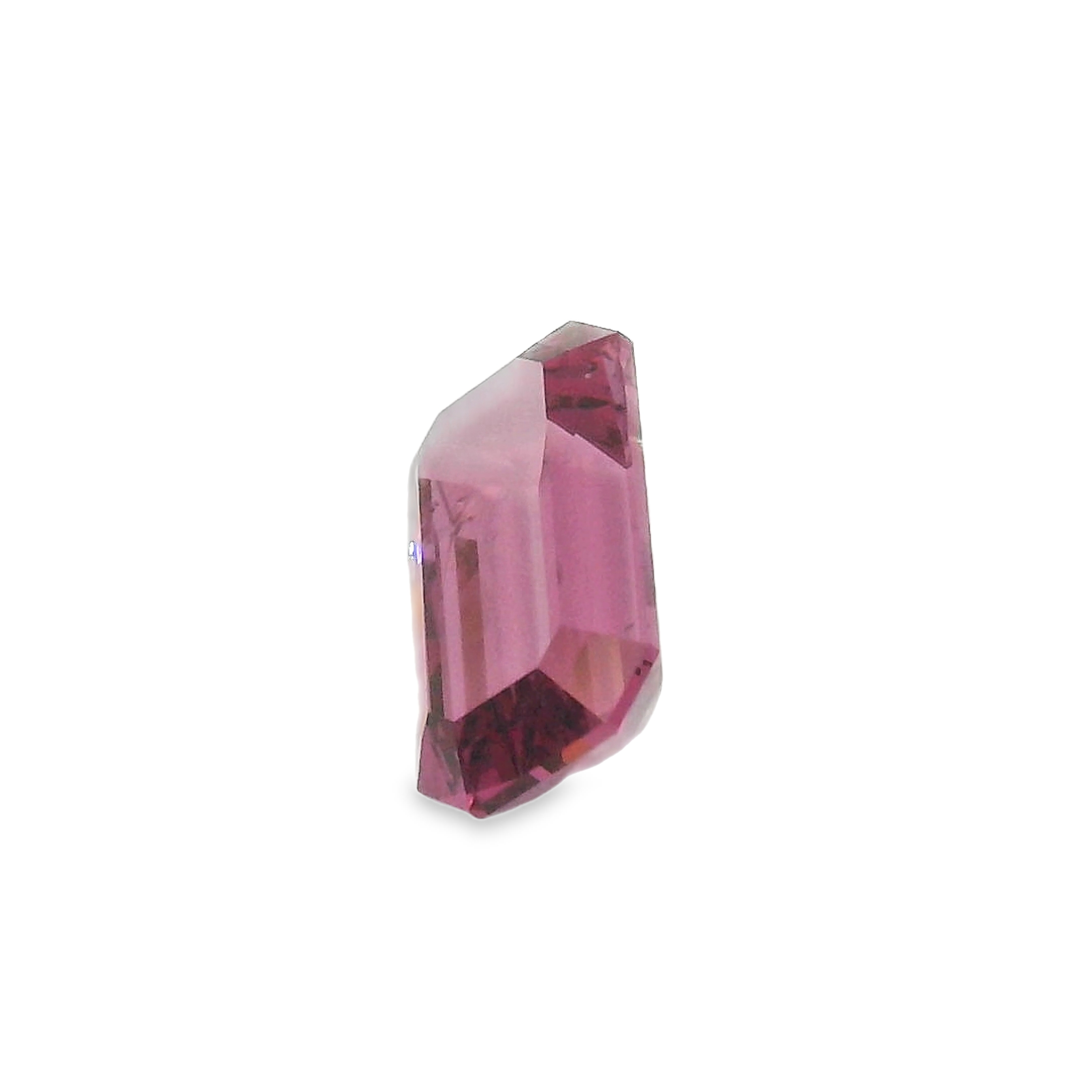 2.01ct , Pink Emerald cut Garnet