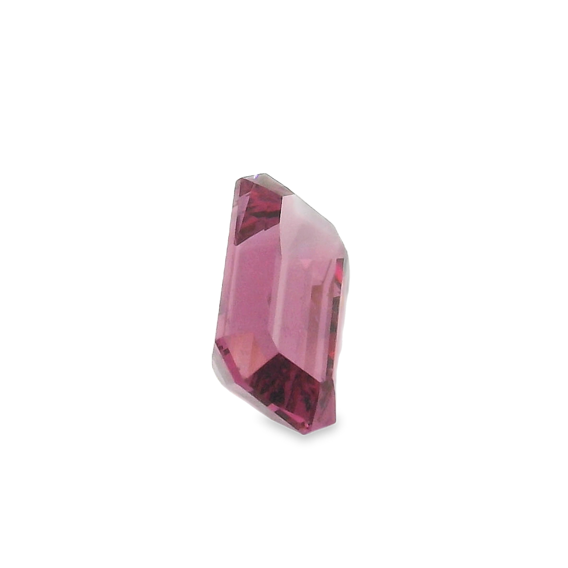 2.01ct , Pink Emerald cut Garnet