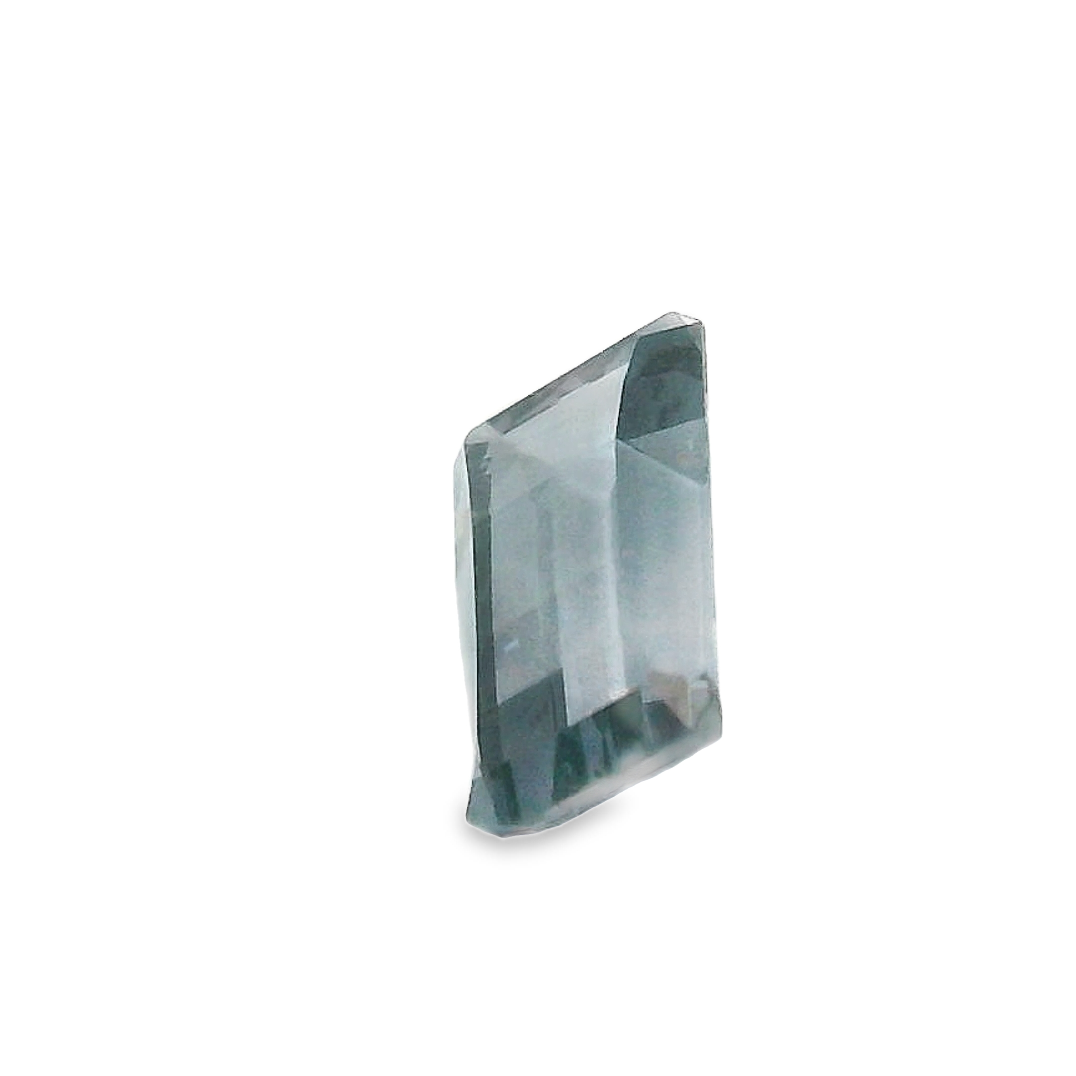 0.83ct , Black Emerald cut Spinel