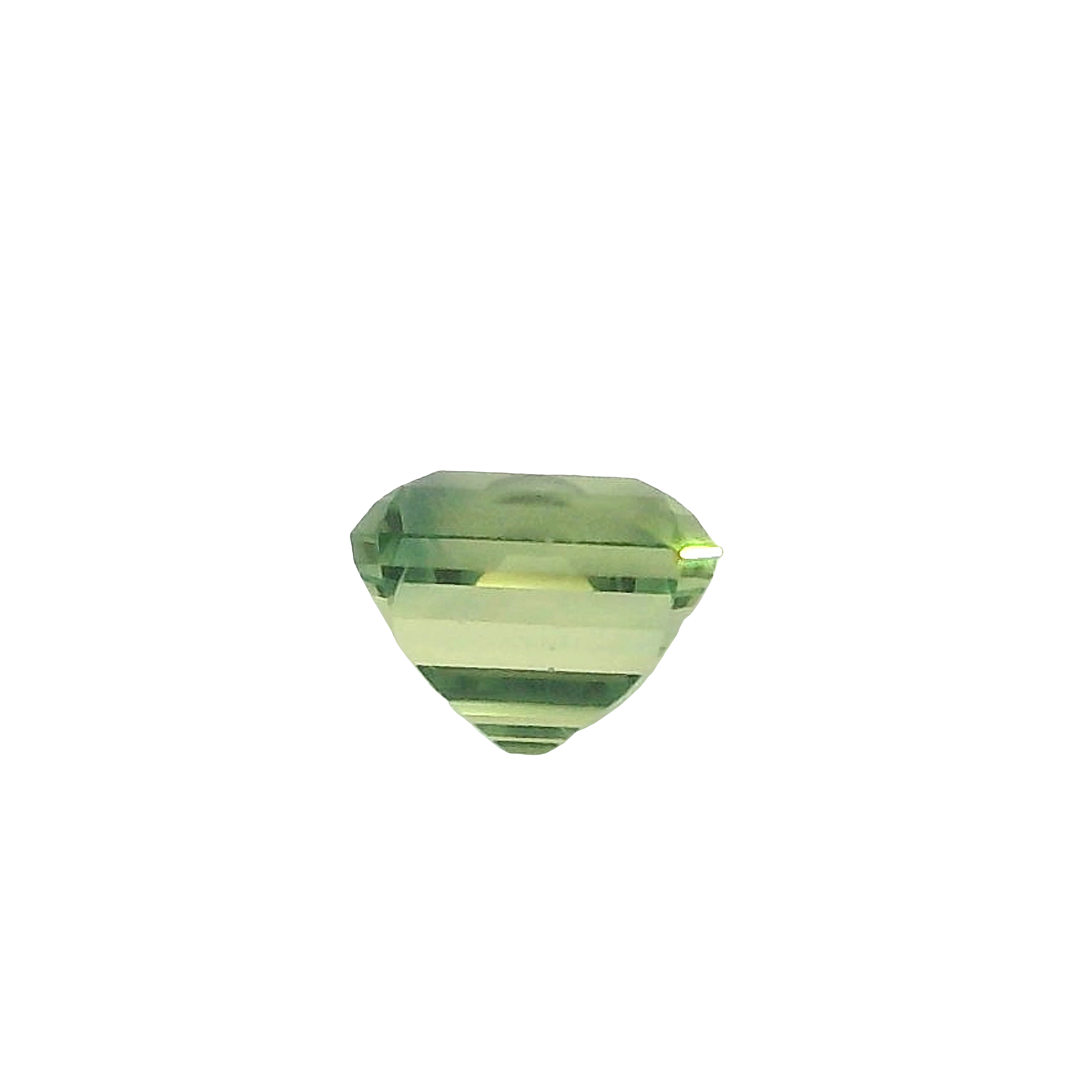 1.00ct , Green Radiant cut Sapphire