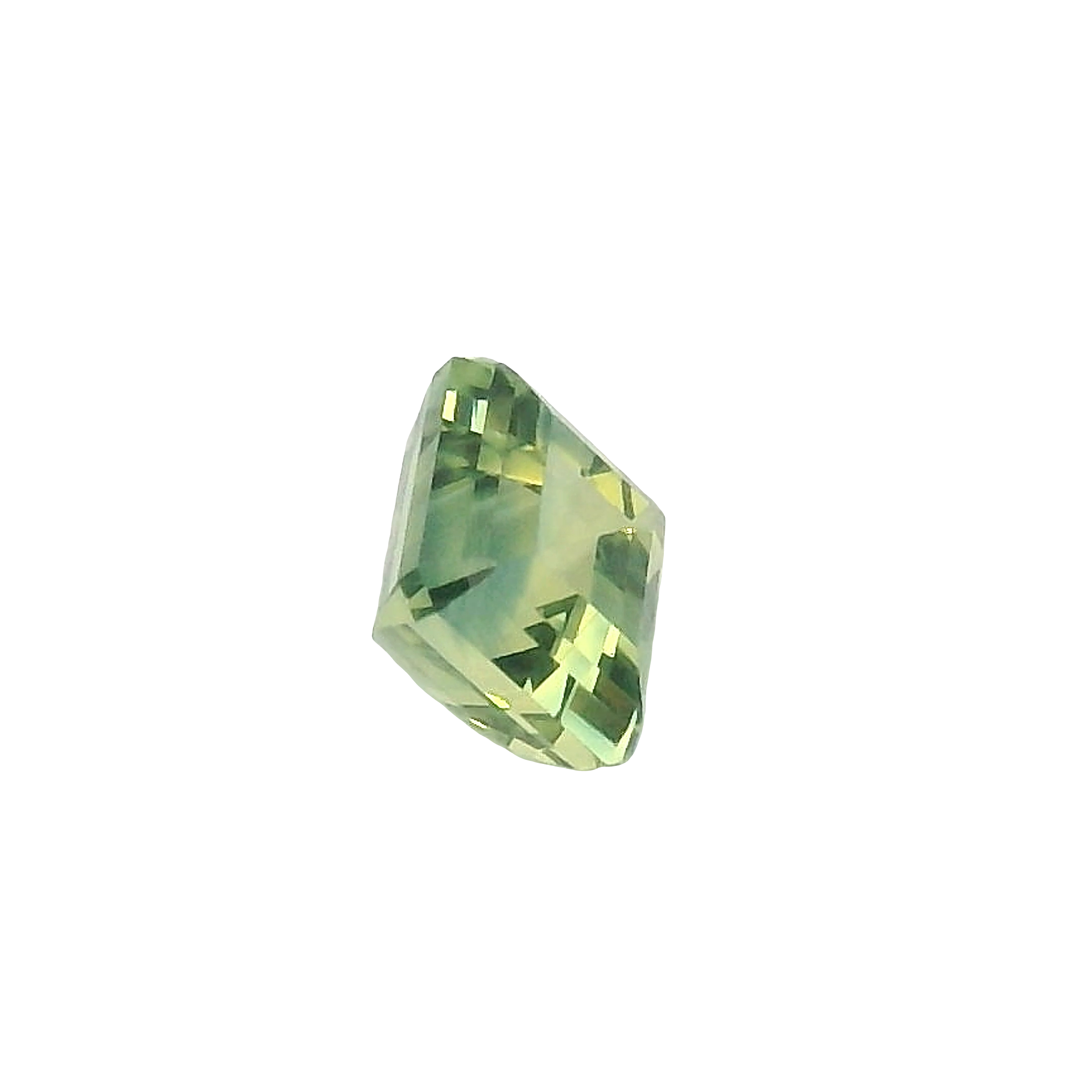 1.00ct , Green Radiant cut Sapphire