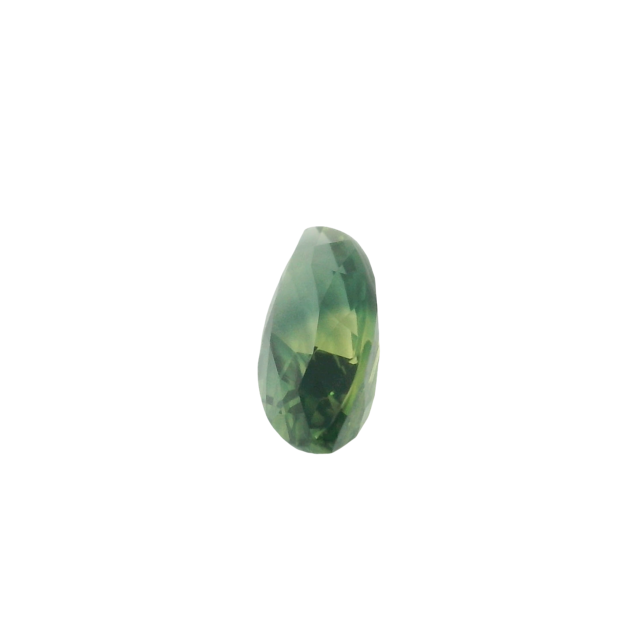 1.39ct Green, Yellow, Parti Marquise cut Sapphire