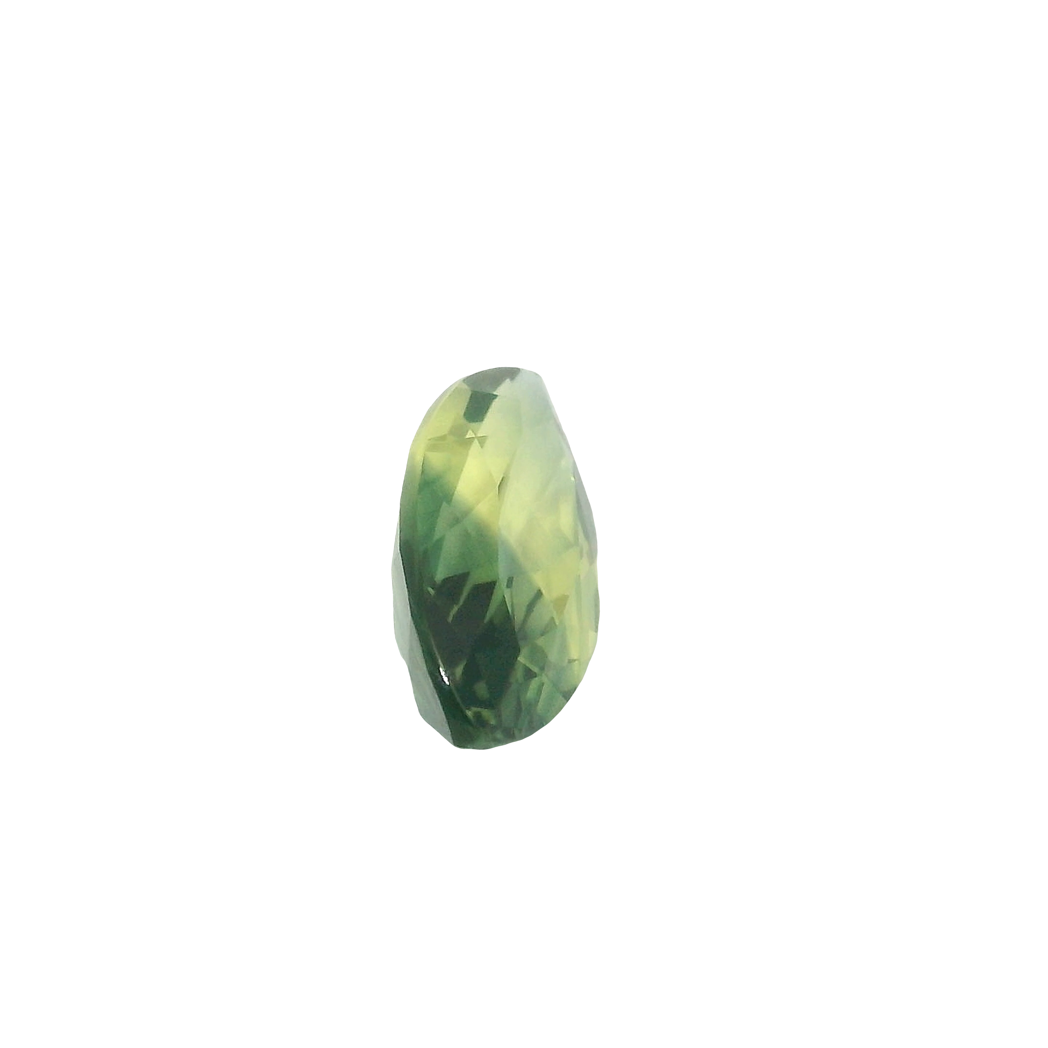 1.39ct Green, Yellow, Parti Marquise cut Sapphire
