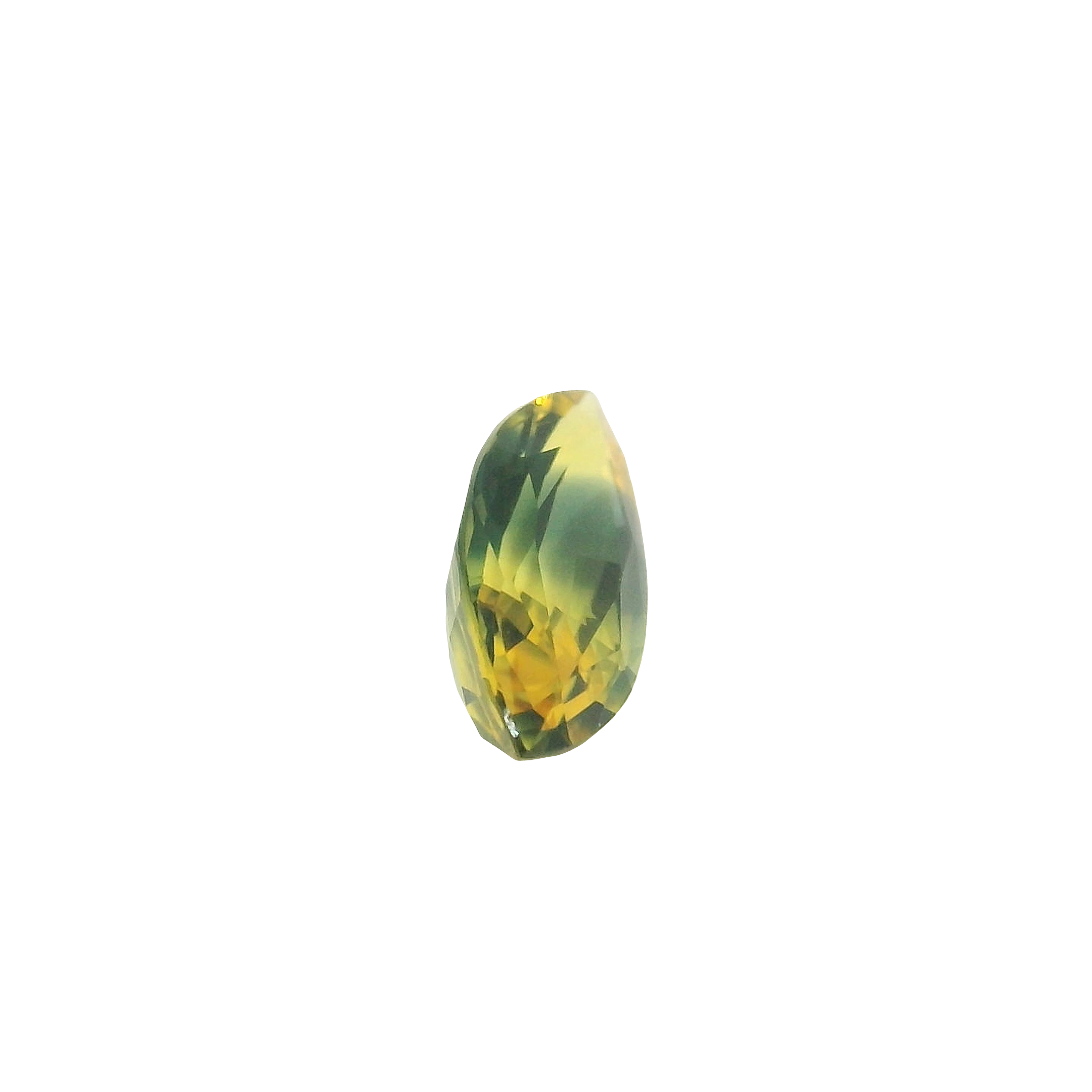 1.09ct Blue, Yellow, Parti Marquise cut Sapphire