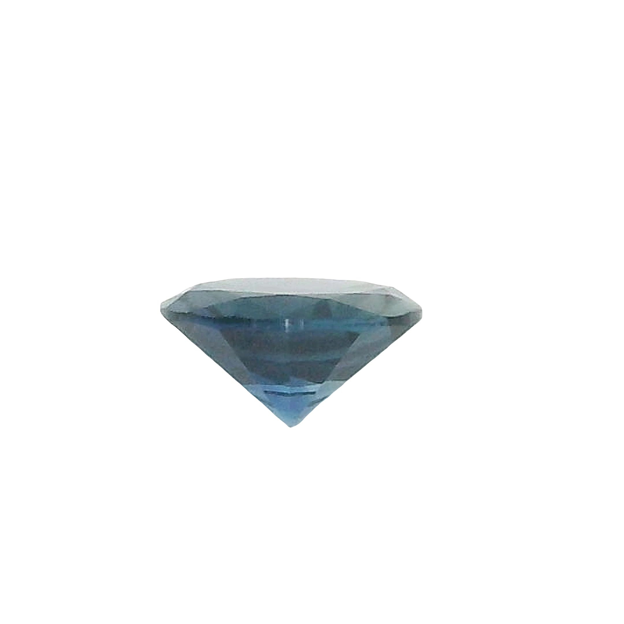 0.45ct , Blue Round Brilliant cut Tasmanian Sapphire