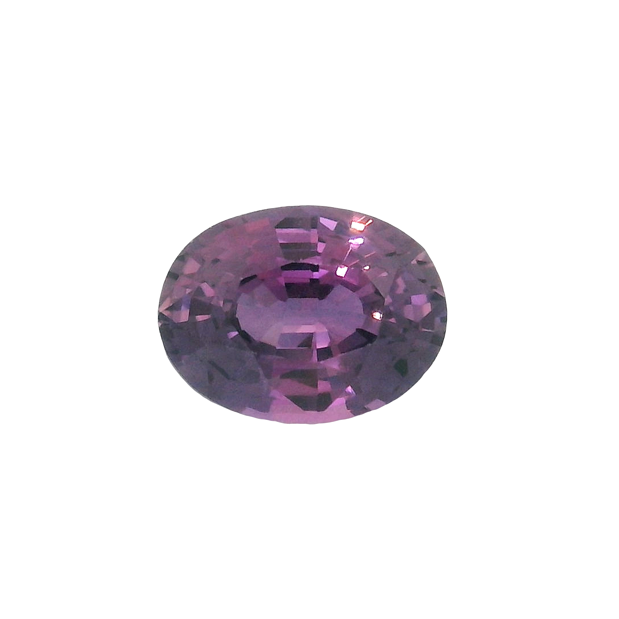 1.67ct , Purple Oval cut Sapphire