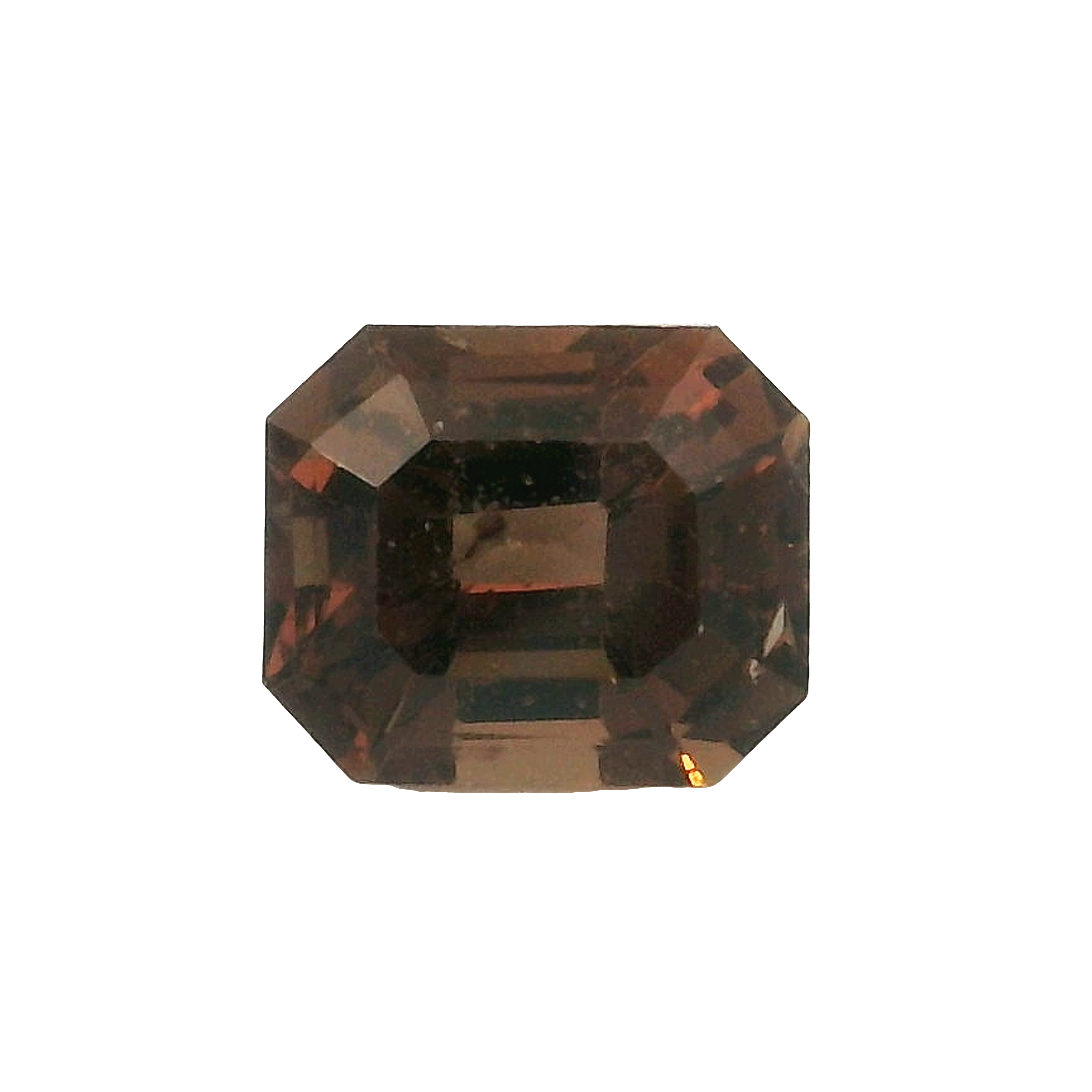1.21ct , Brown Emerald cut Sapphire