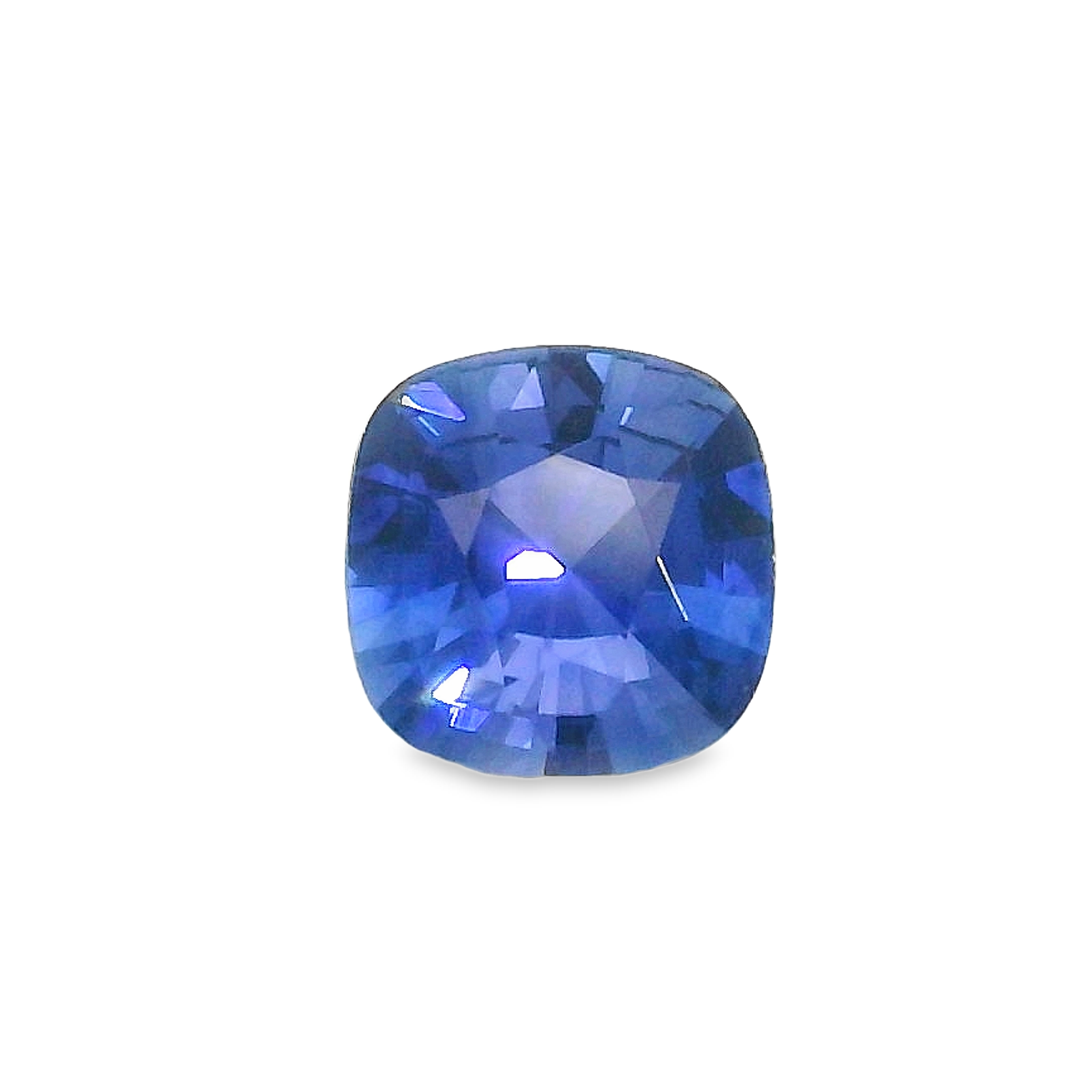 0.71ct Blue Cushion cut Sapphire