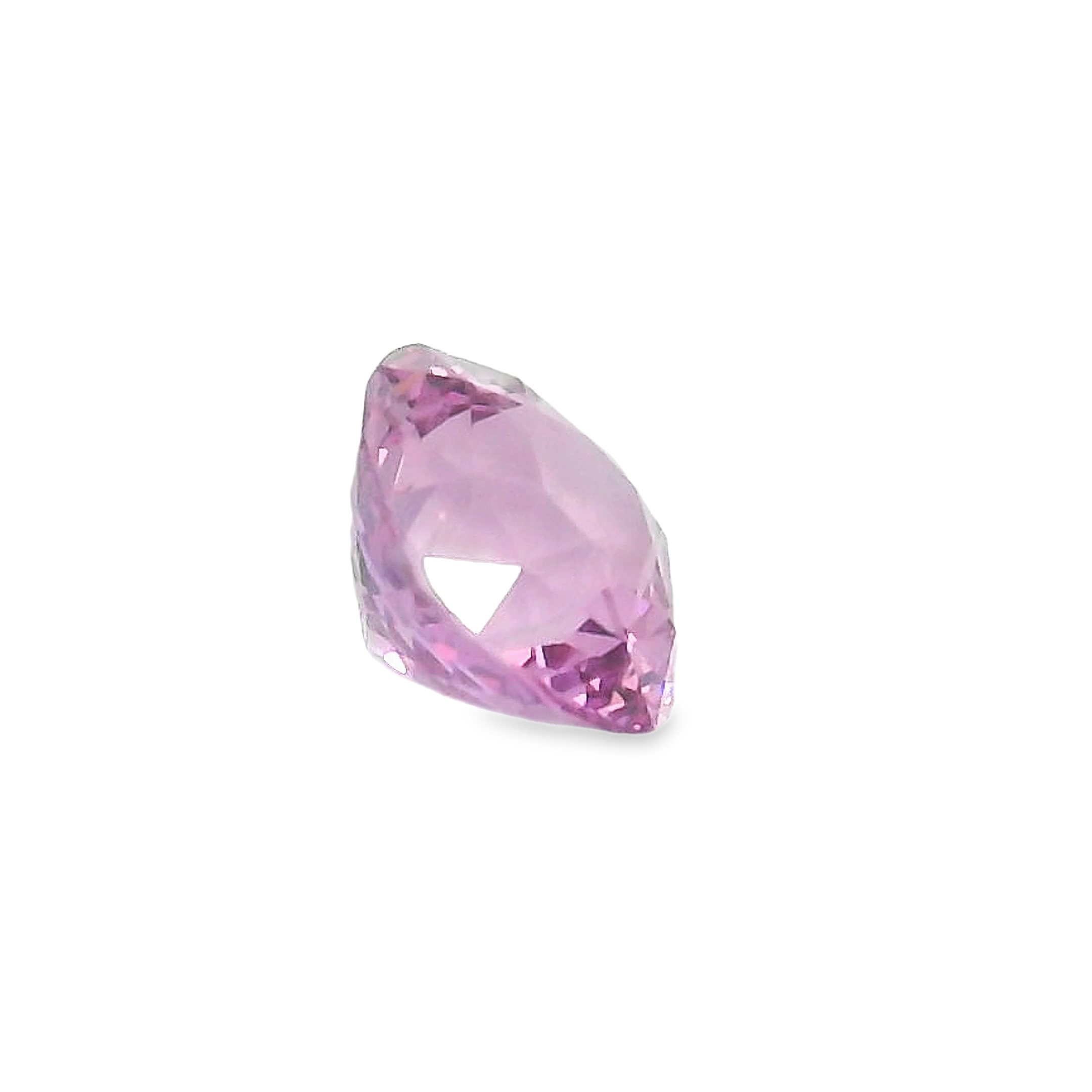 0.64ct Pink Cushion cut Sapphire