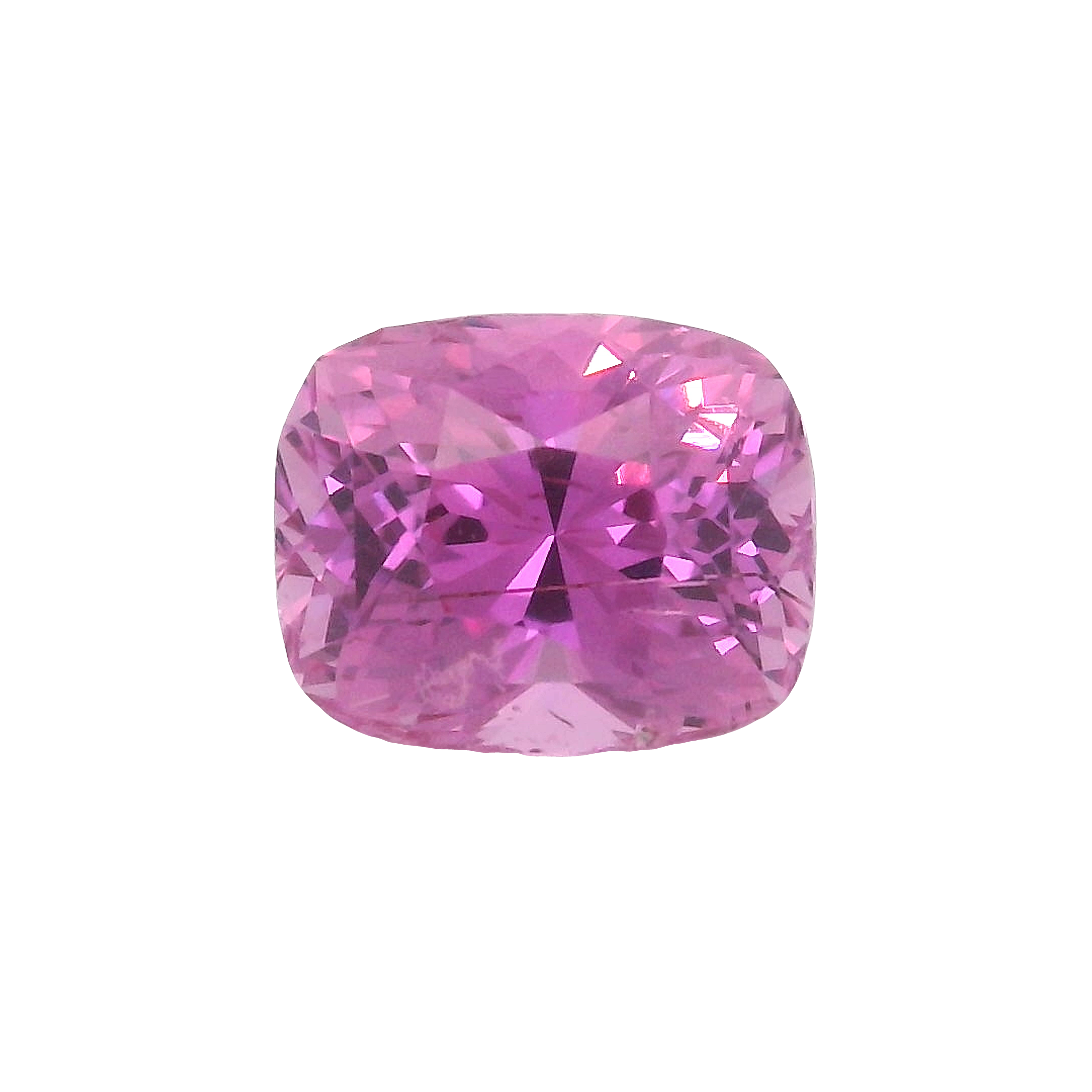 1.41ct Pink Cushion cut Sapphire