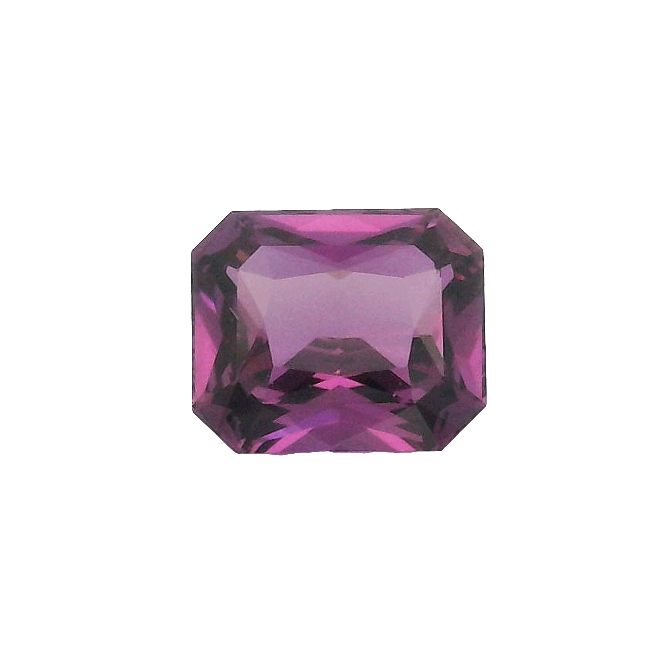 1.10ct Purple radiant cut sapphire