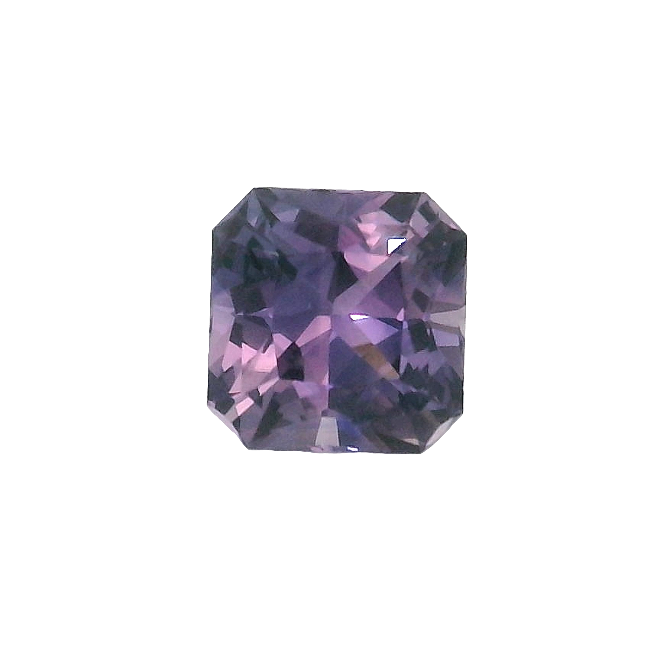 1.02ct purple radiant cut sapphire