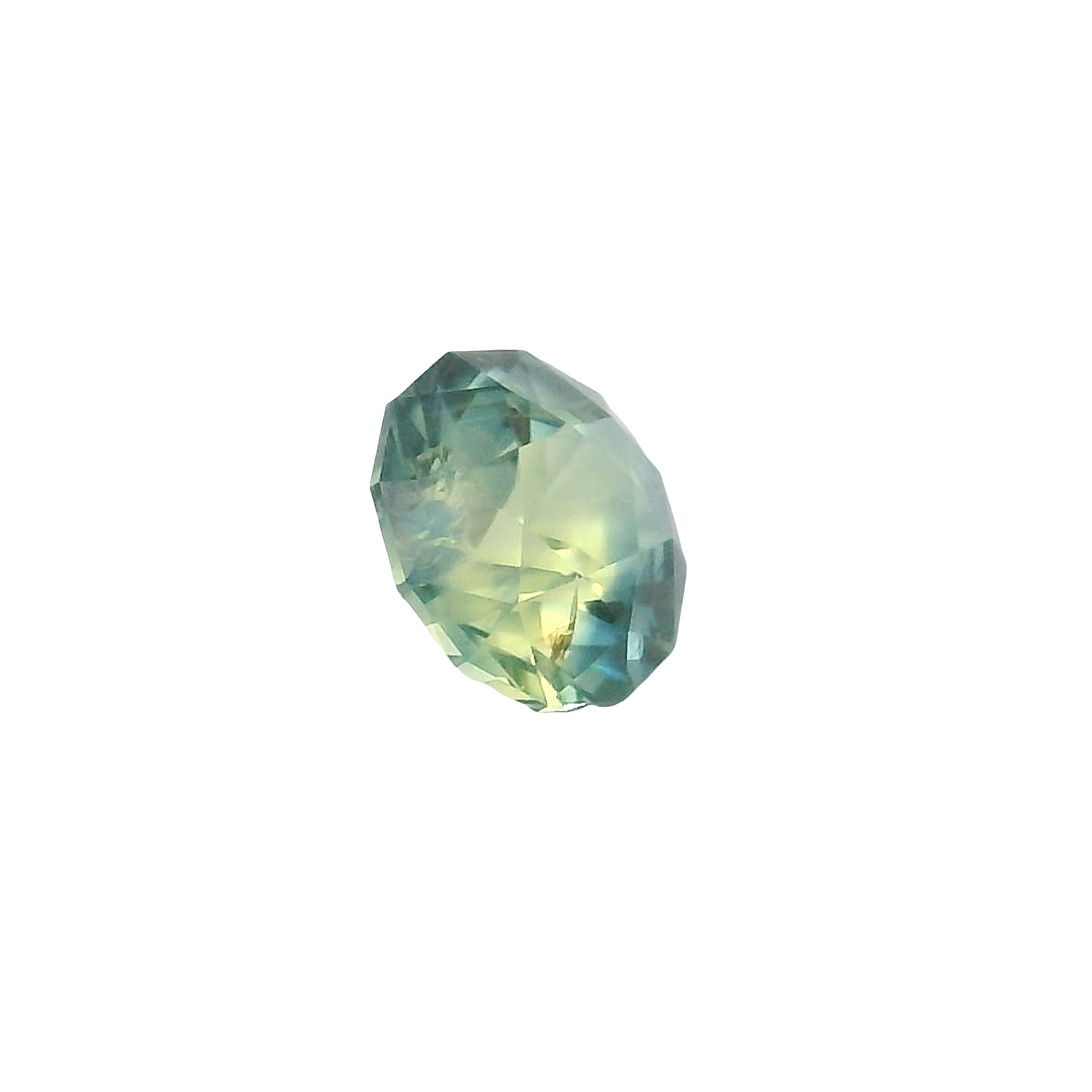 1.03ct Blue, Yellow, Parti Round Brilliant cut Sapphire