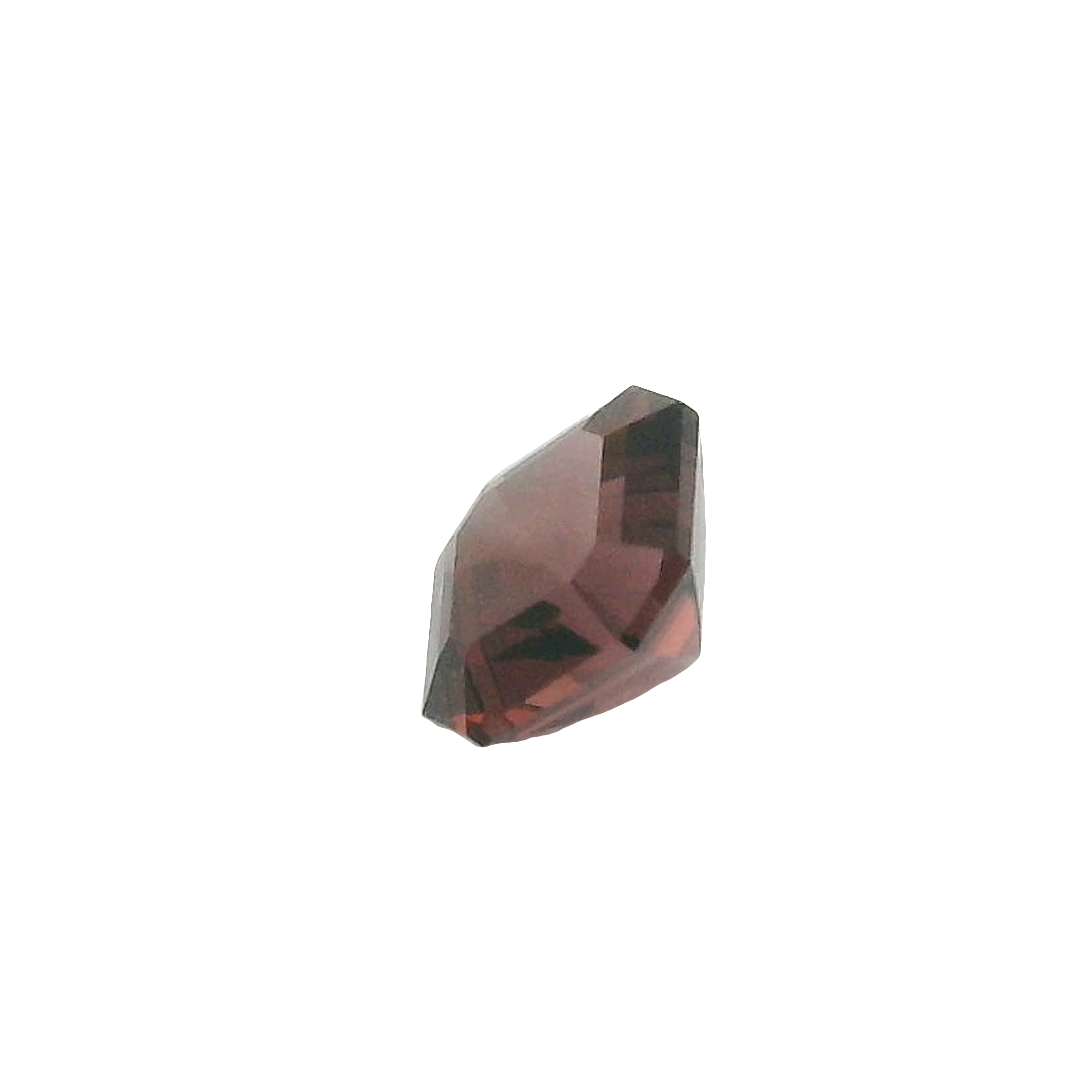 0.50ct Brown Pink radiant cut spinel