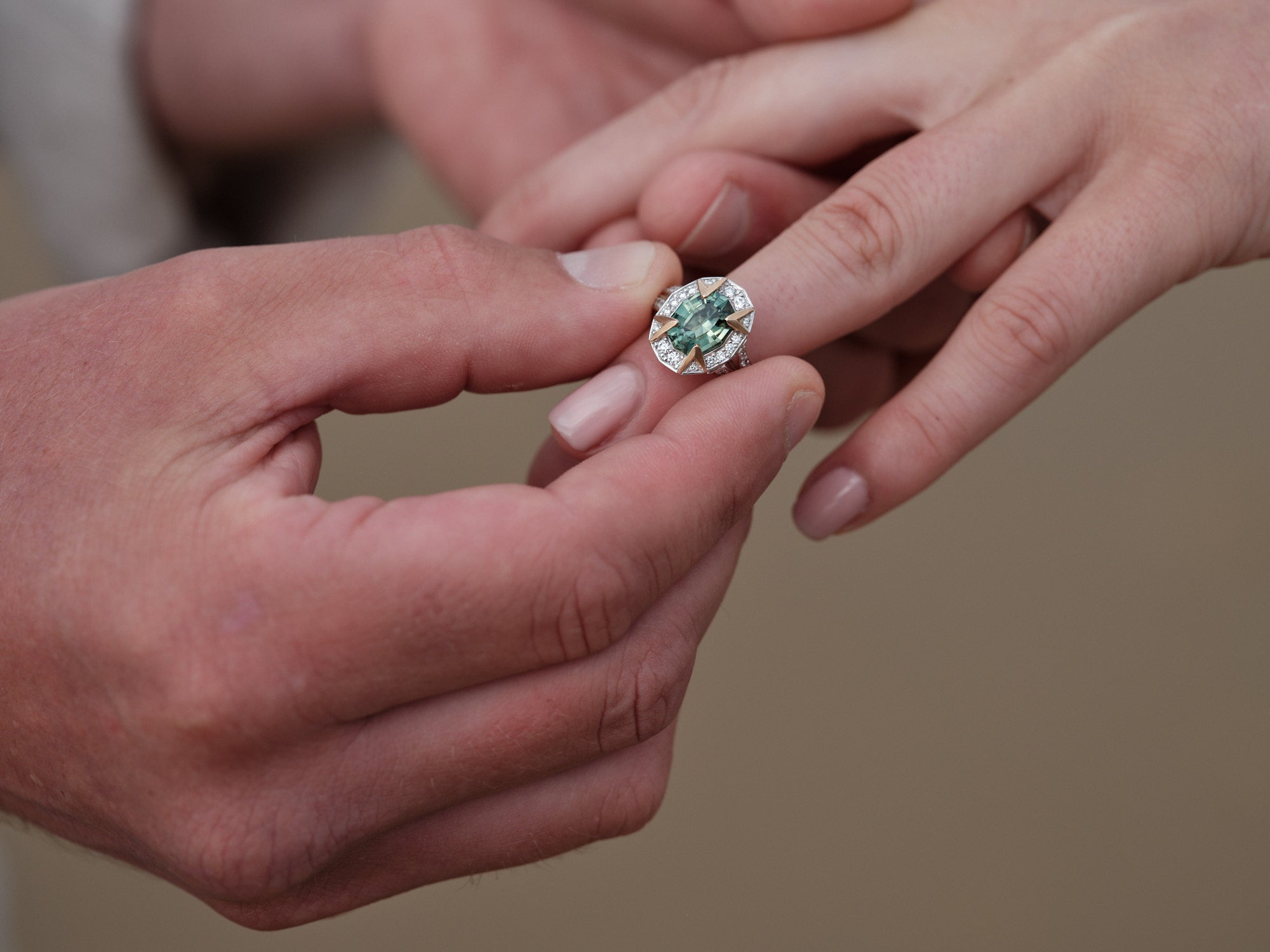 Green Sapphire Rings and Jewellery