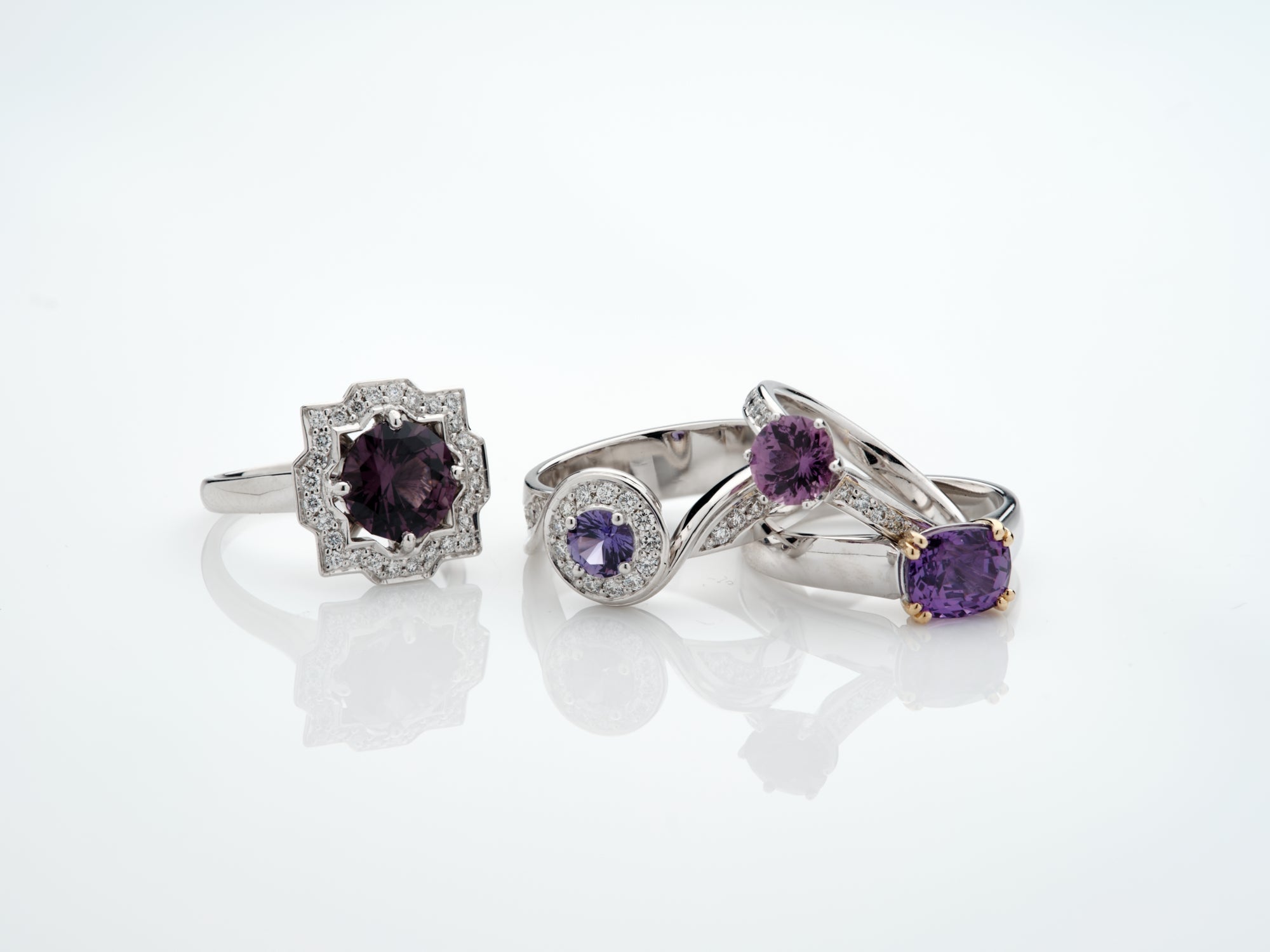 Purple Sapphire Rings and Jewellery