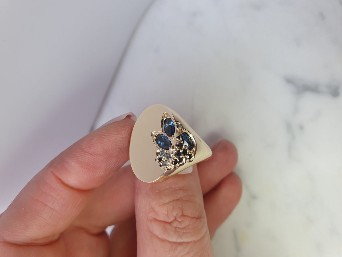 Custom Signet Rings Hobart | Family, Memorial & Heirloom Signets Metal ...