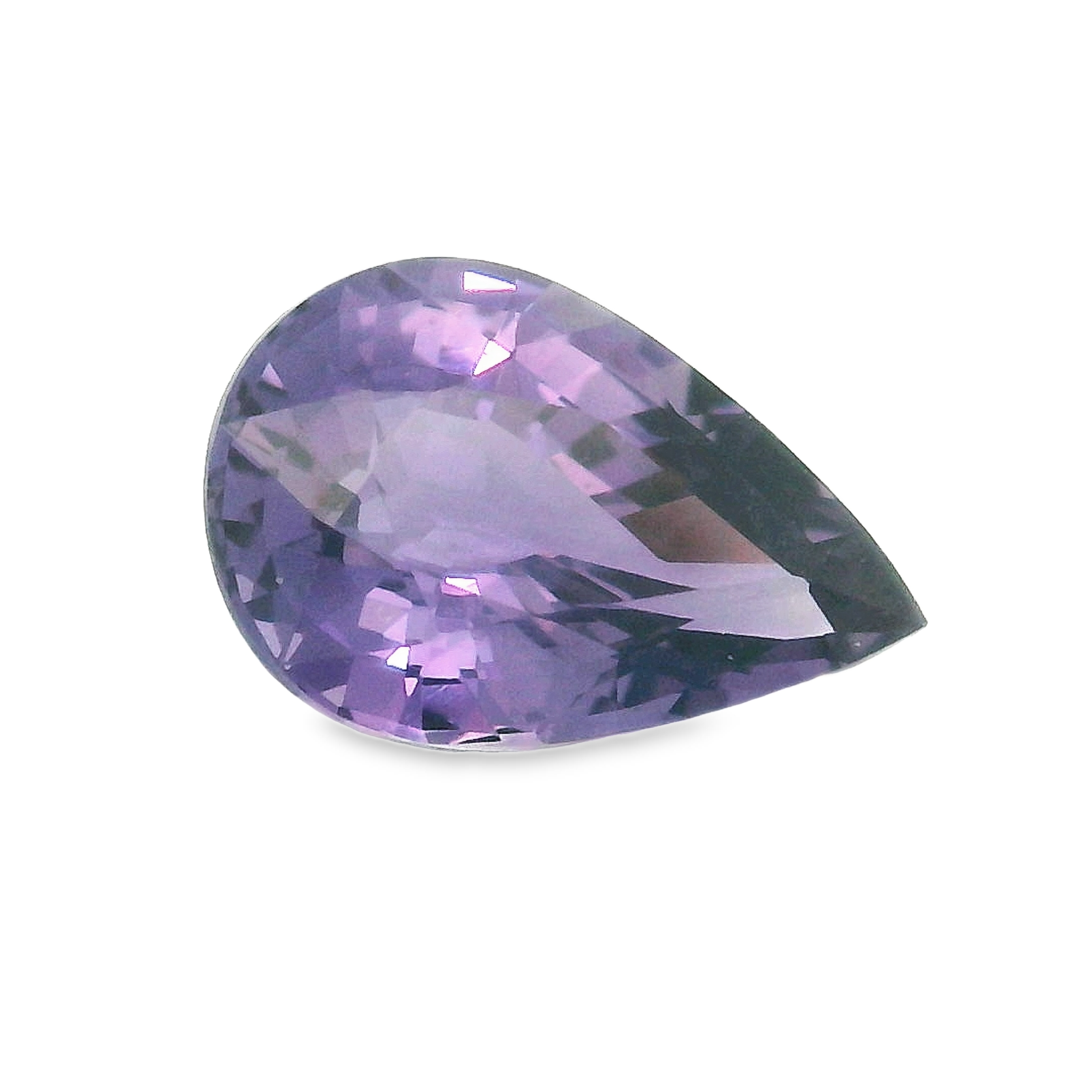 2.03ct Purple pear shaped sapphire