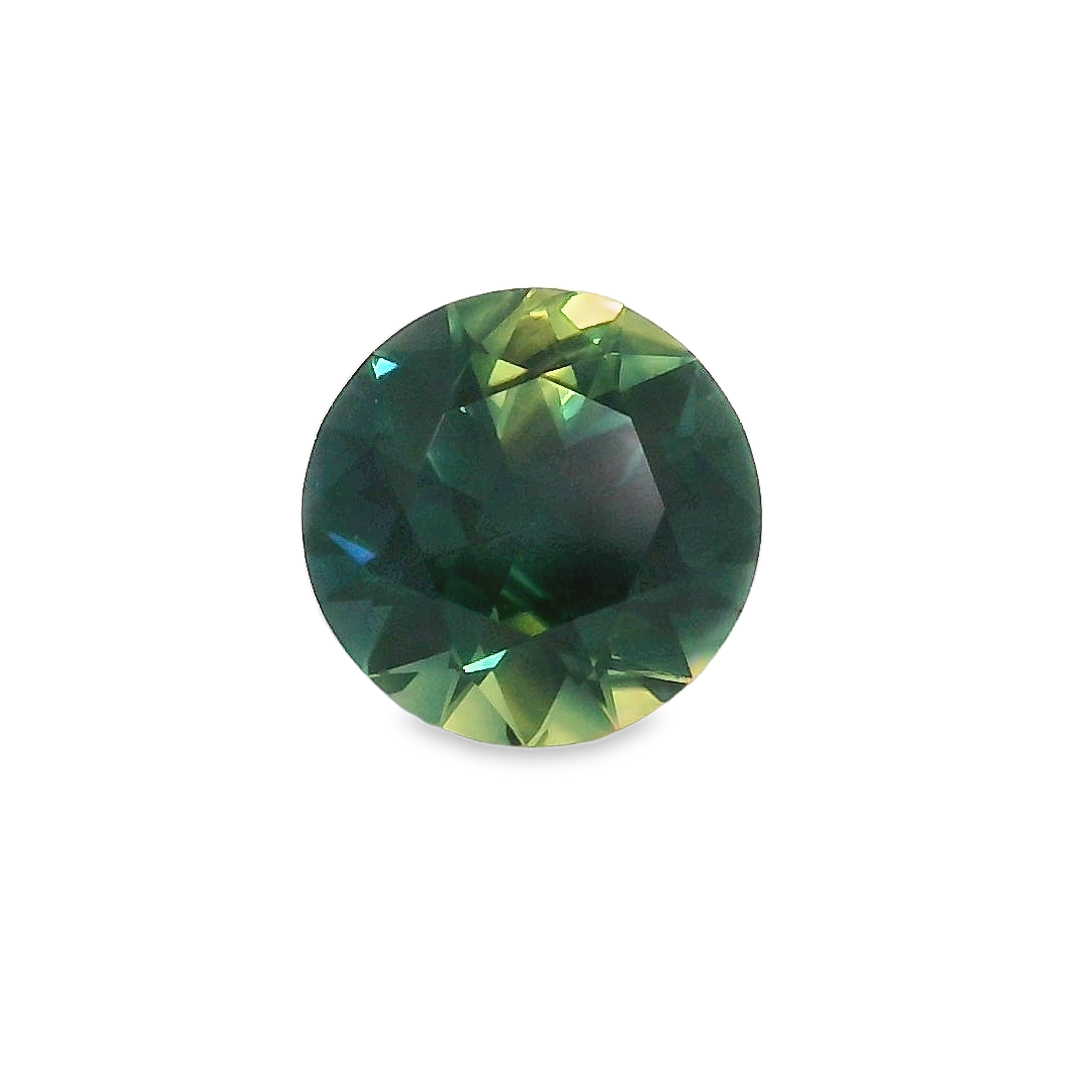 1.03ct Round Brilliant Parti Sapphire