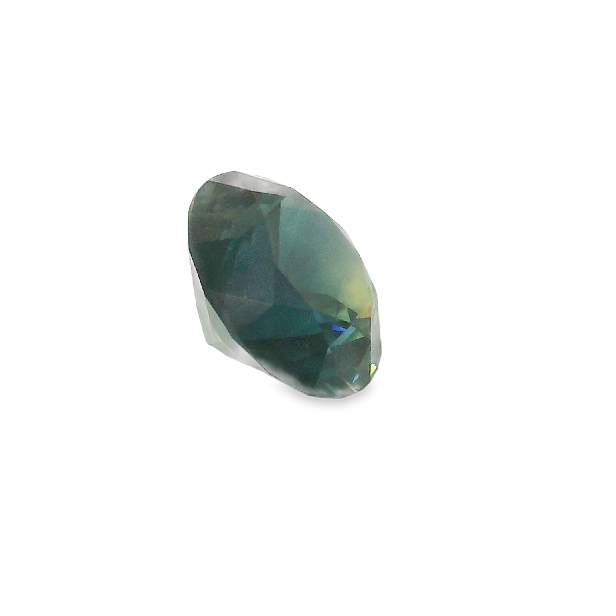 1.03ct Round Brilliant Parti Sapphire