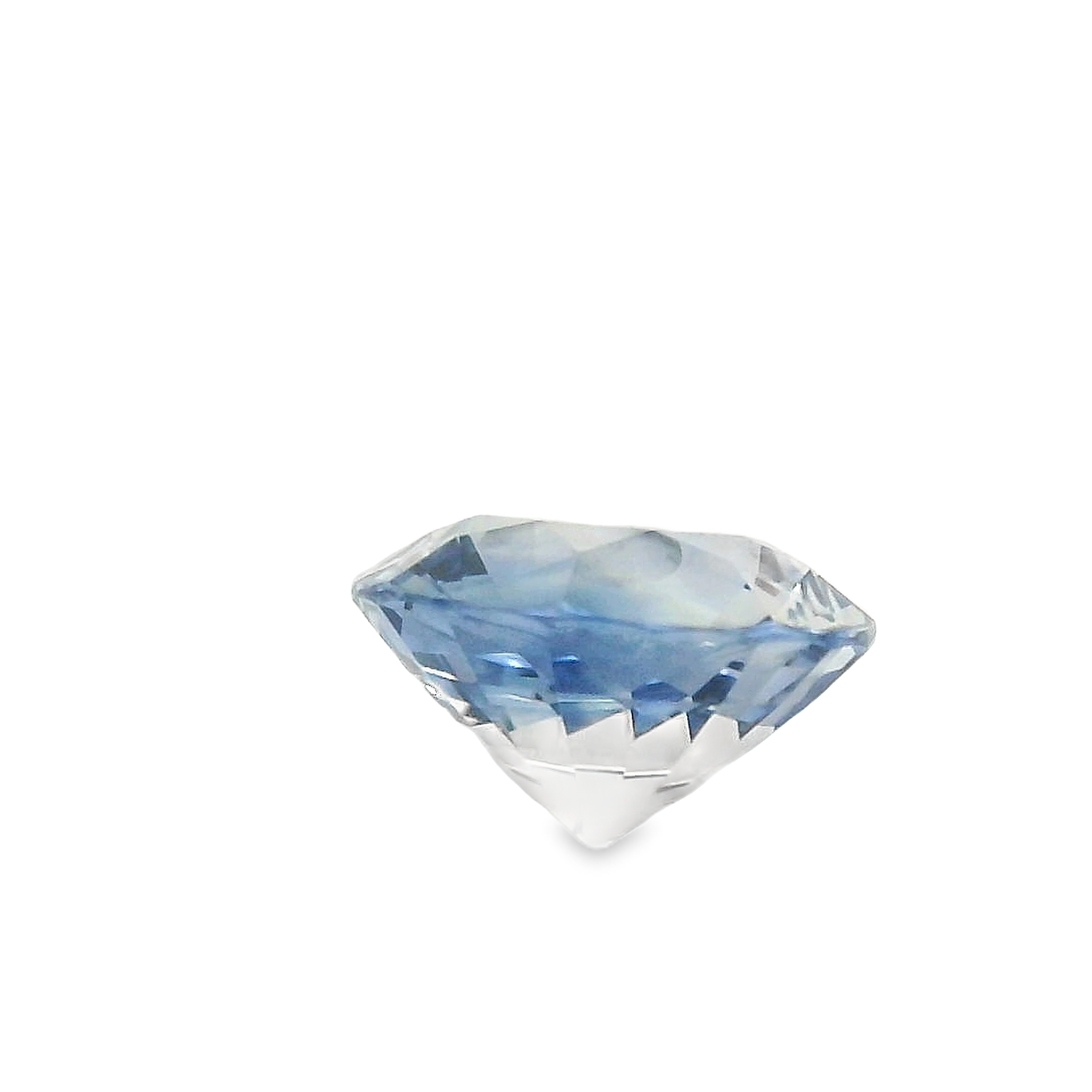 1.80ct Round Brilliant Parti Blue Pale Yellow Sapphire