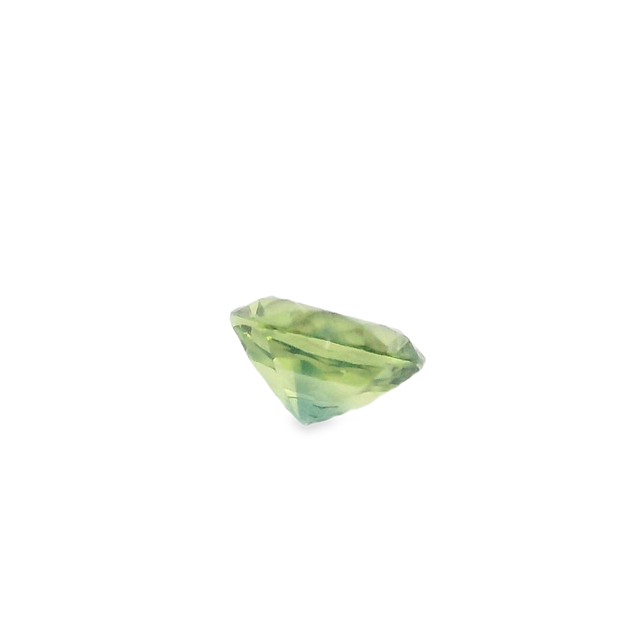 0.57ct Round parti blue/yellow Australian Sapphire