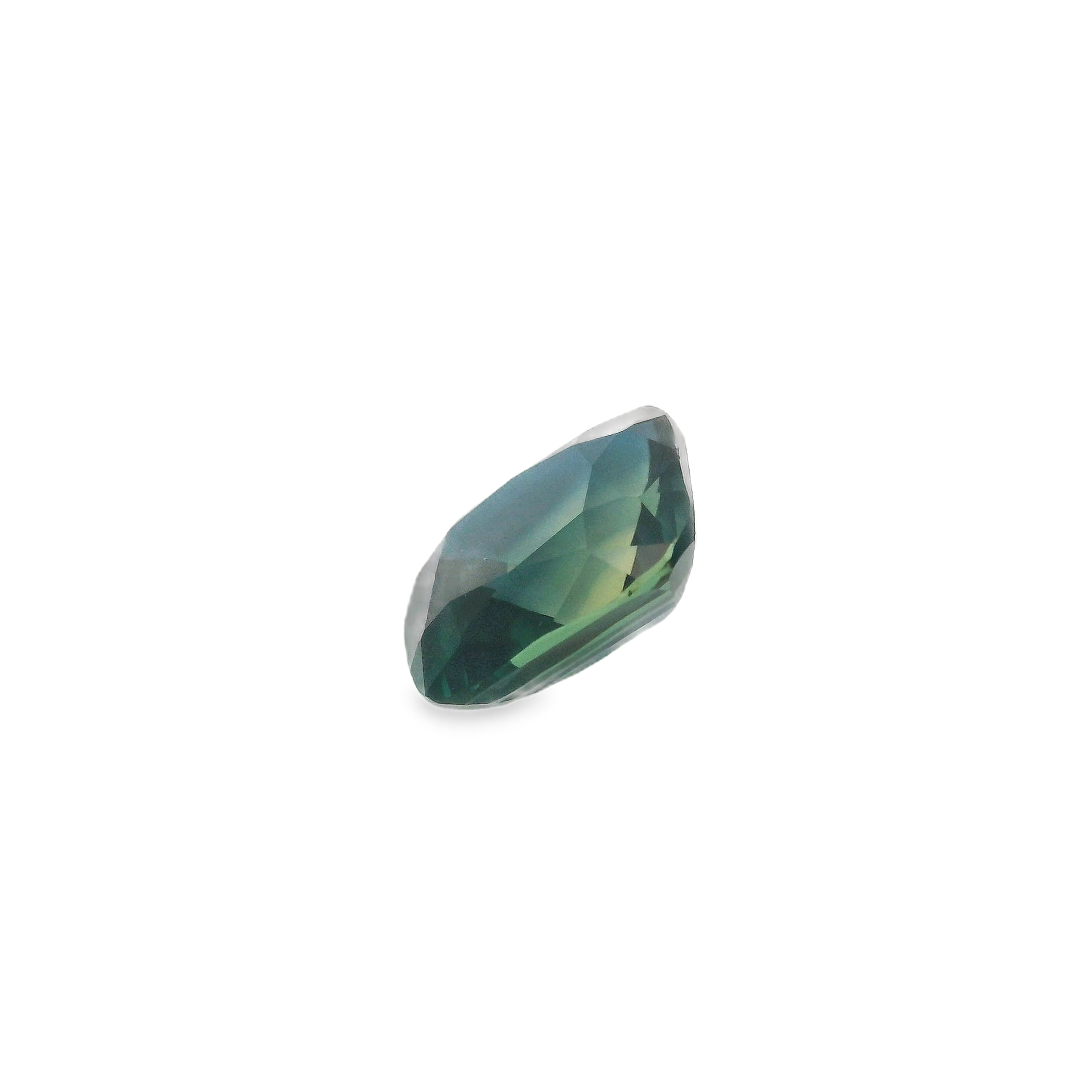 3.02ct Cushion Cut Parti Blue/Yellow Sapphire