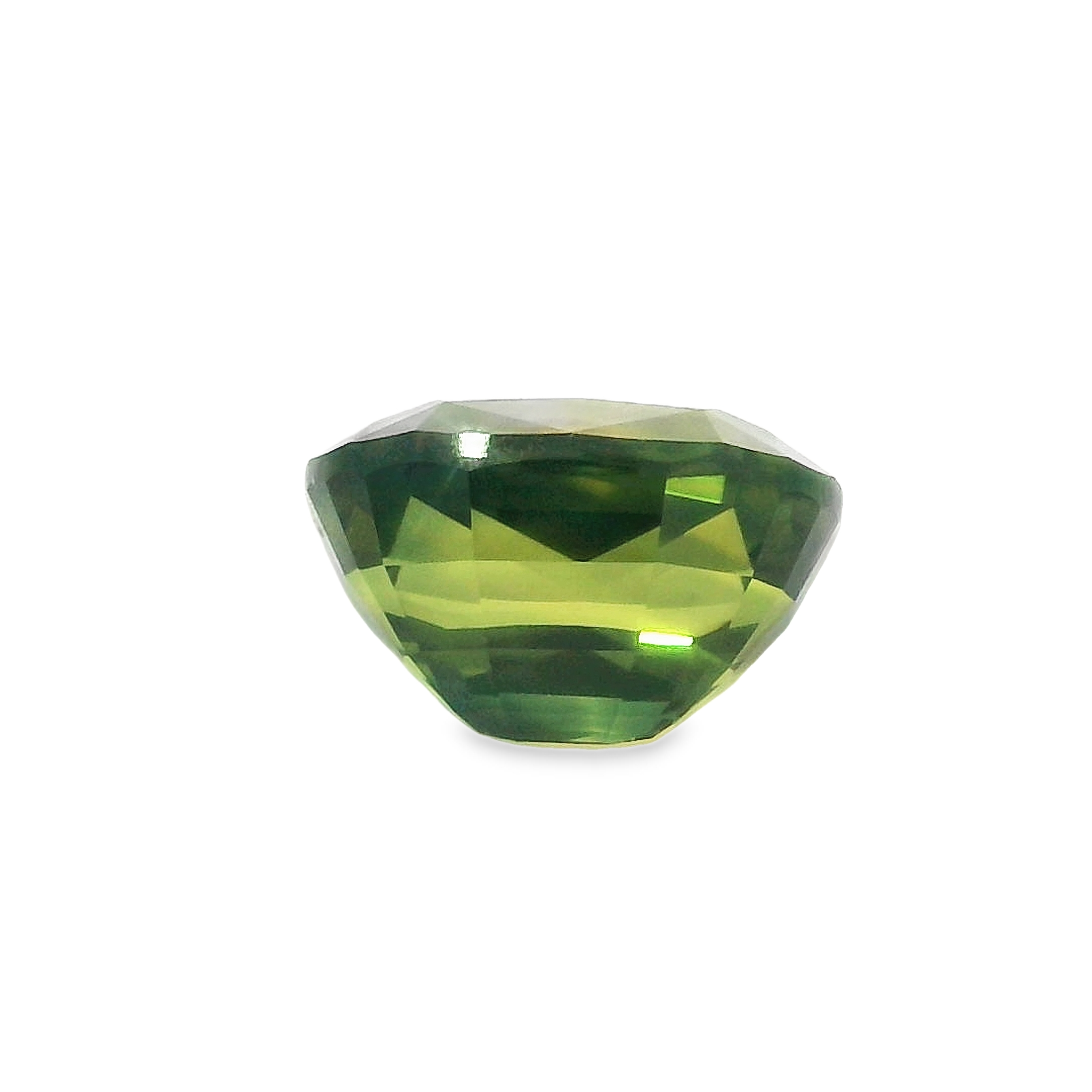 1.47ct Radiant cut Parti Green/Yellow Australian Sapphire