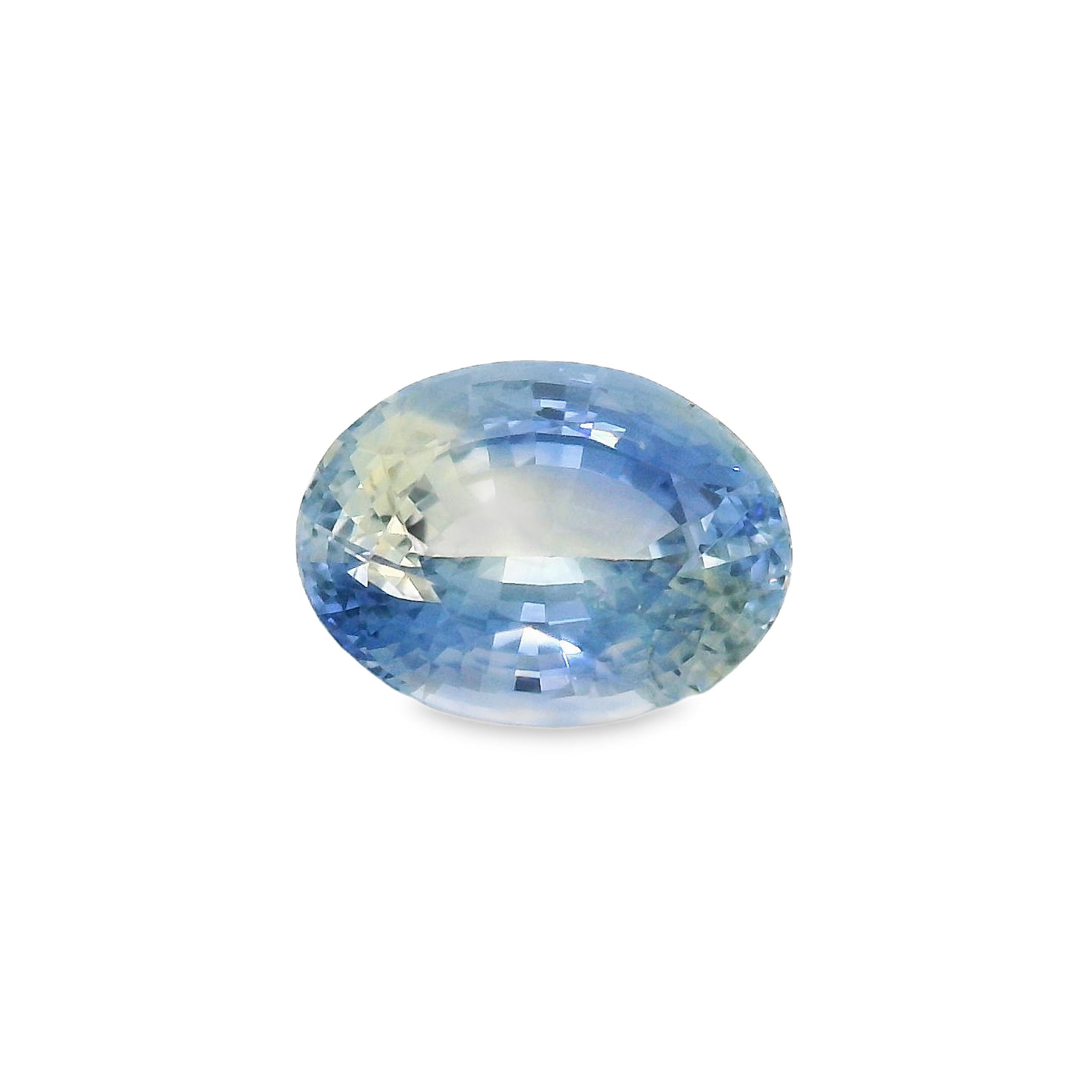 1.73ct Oval Blue/yellow parti Sapphire
