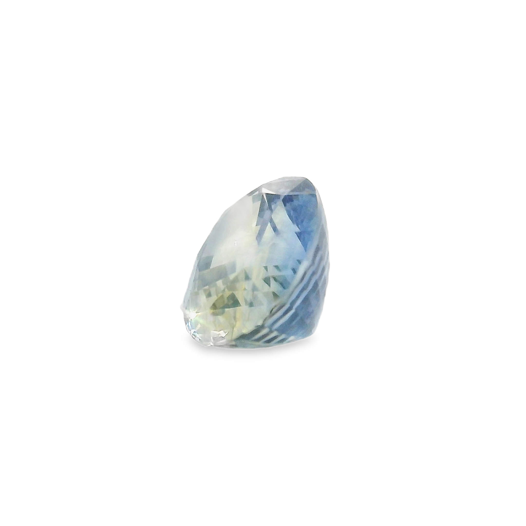 1.73ct Oval Blue/yellow parti Sapphire