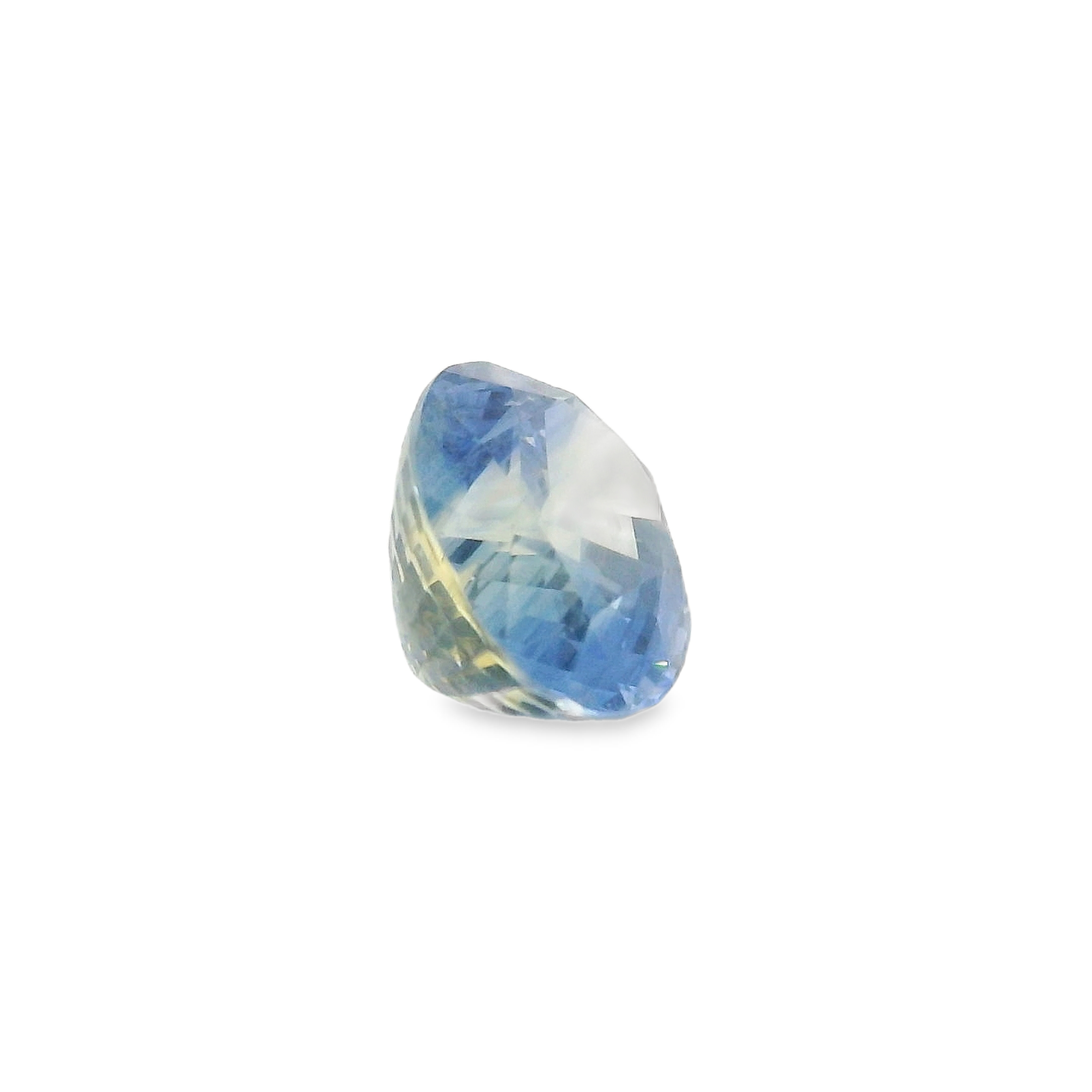 1.73ct Oval Blue/yellow parti Sapphire